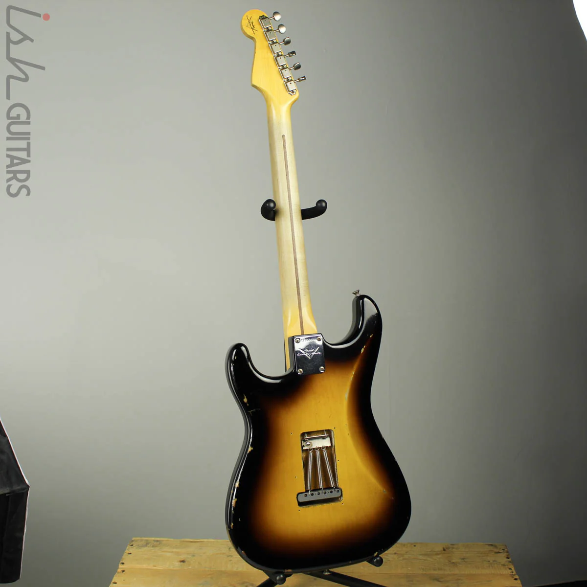 2015 Fender Strat Ancho Poblano Relic Custom Shop 2-Color Sunburst - Image 8