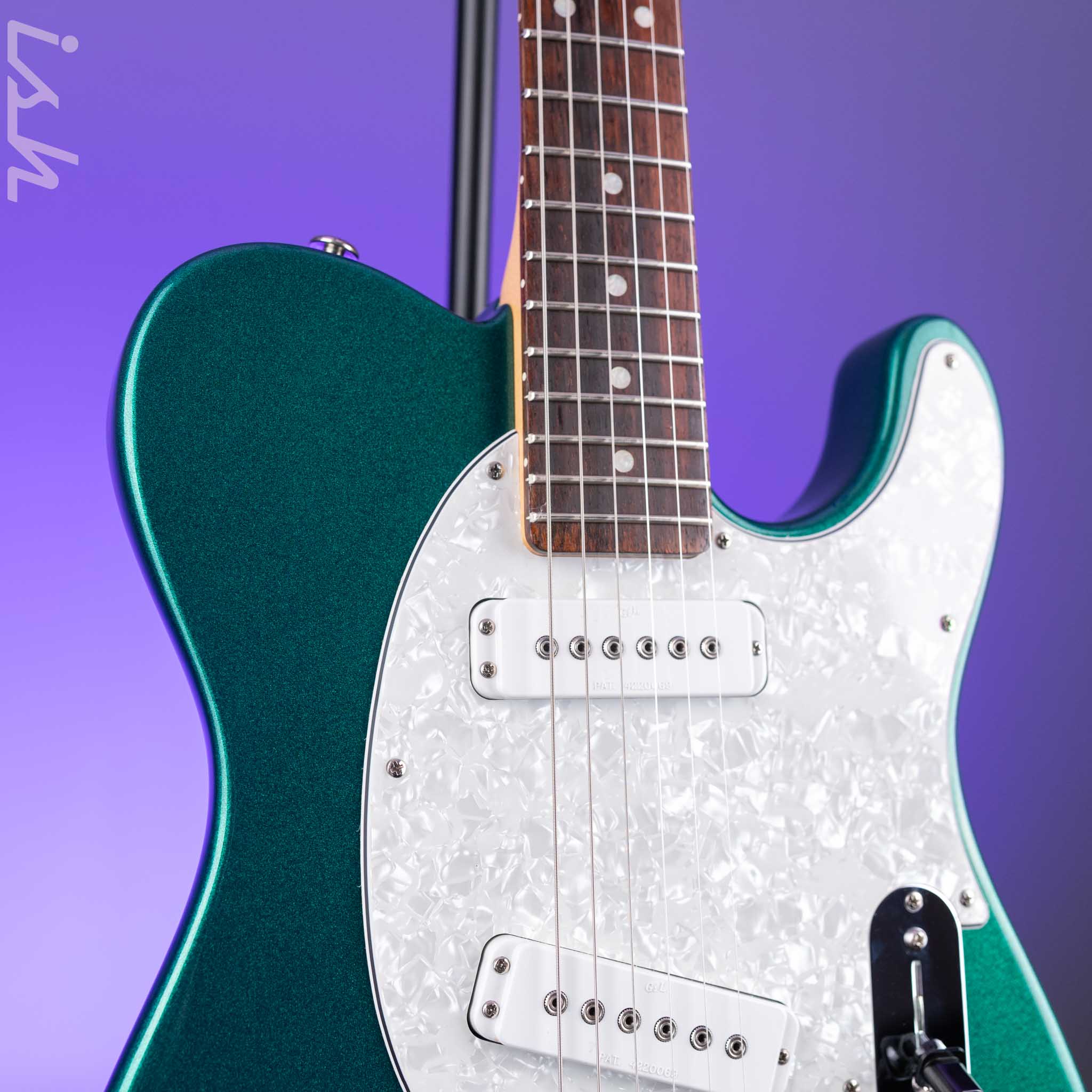 2015 G&L ASAT Special Custom Emerald Green Metallic - Image 3