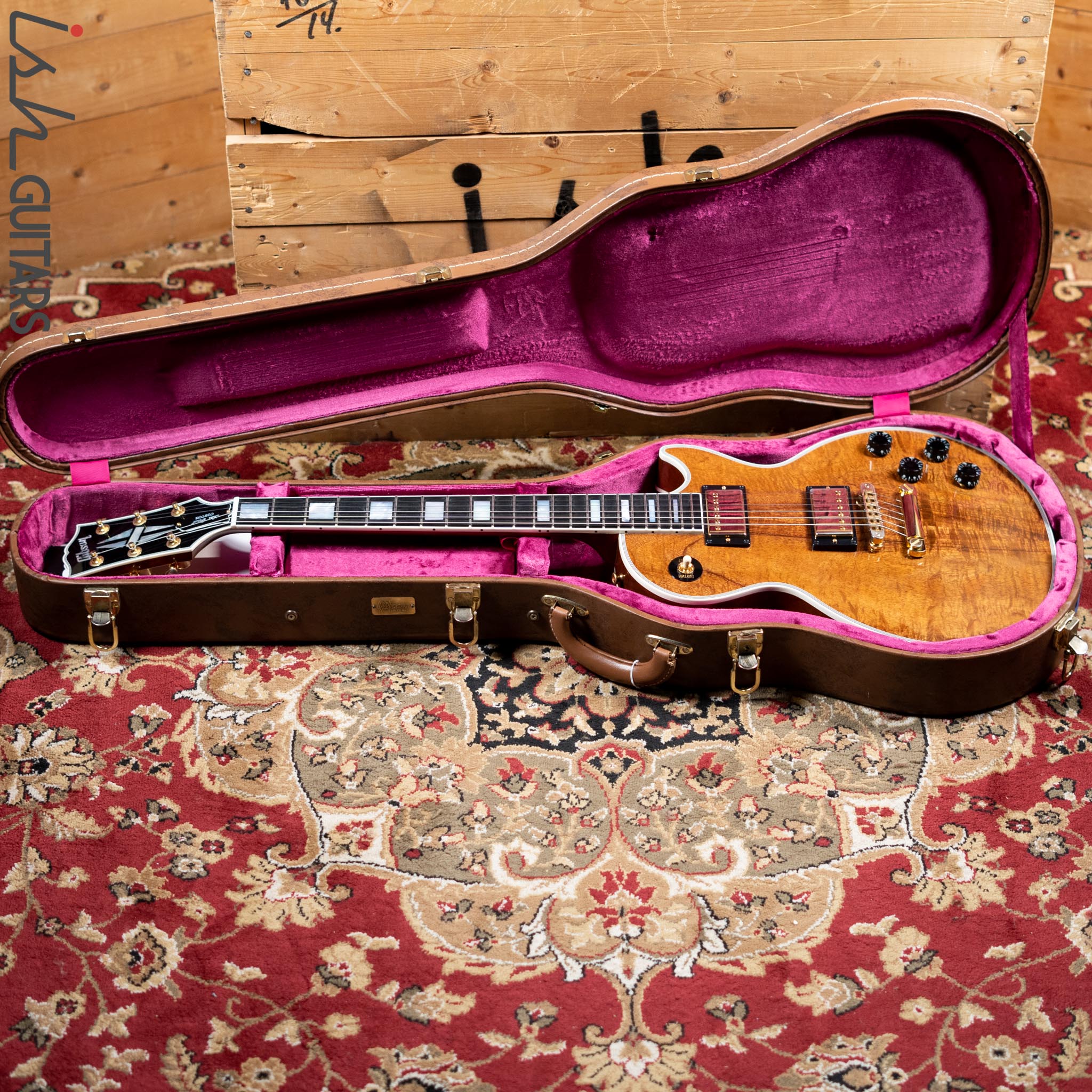2015 Gibson Custom Shop Les Paul Natural Koa - Image 14