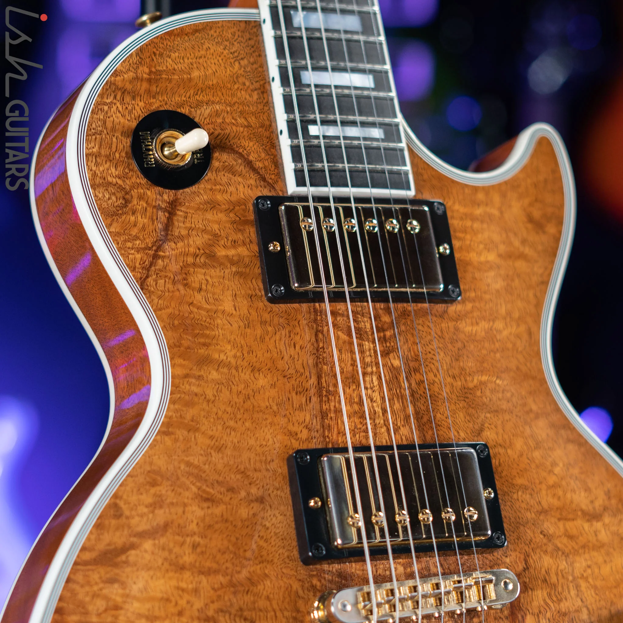 2015 Gibson Custom Shop Les Paul Natural Koa - Image 3