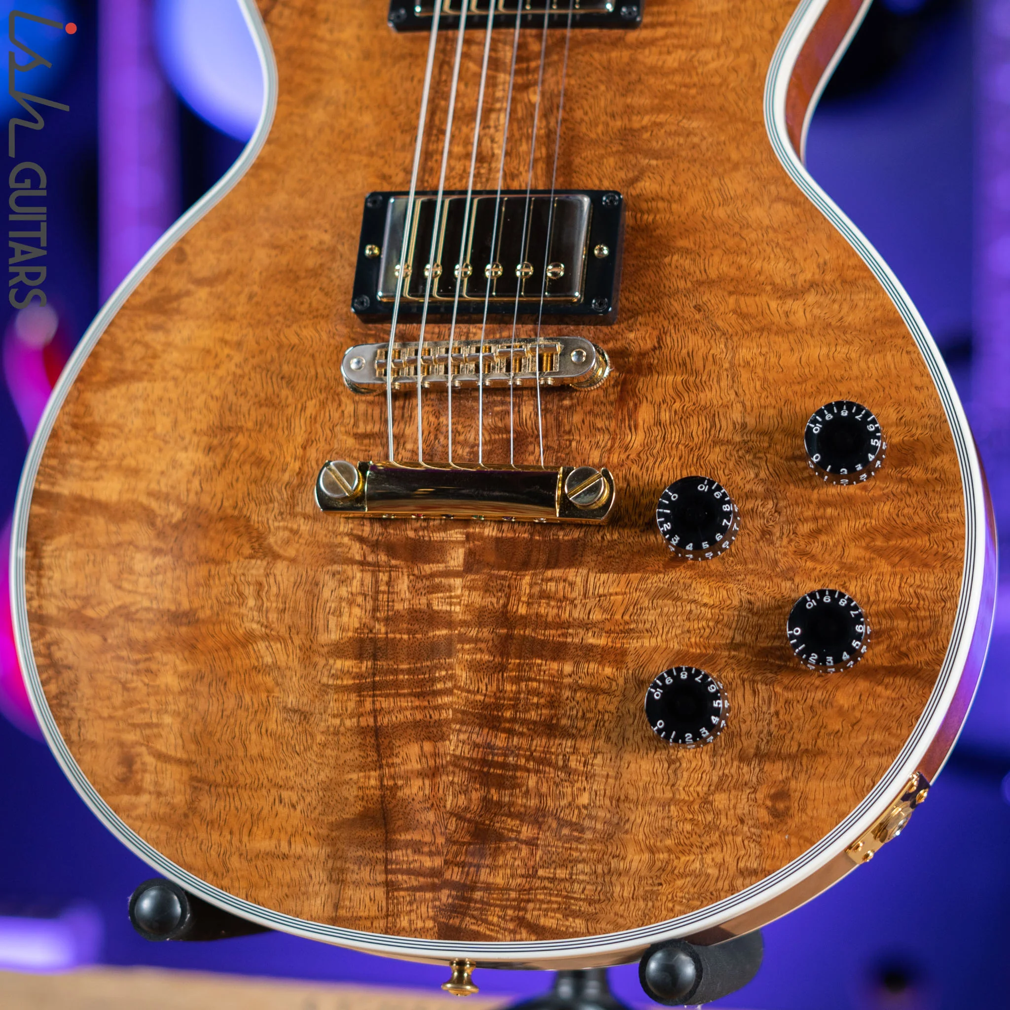 2015 Gibson Custom Shop Les Paul Natural Koa - Image 4