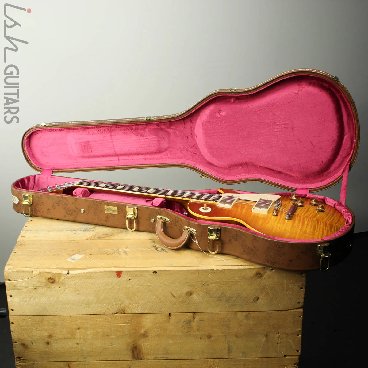 2015 Gibson Custom Shop Collectors Choice 1959 Tamio Okuda Les Paul Aged Sunburst - Image 11