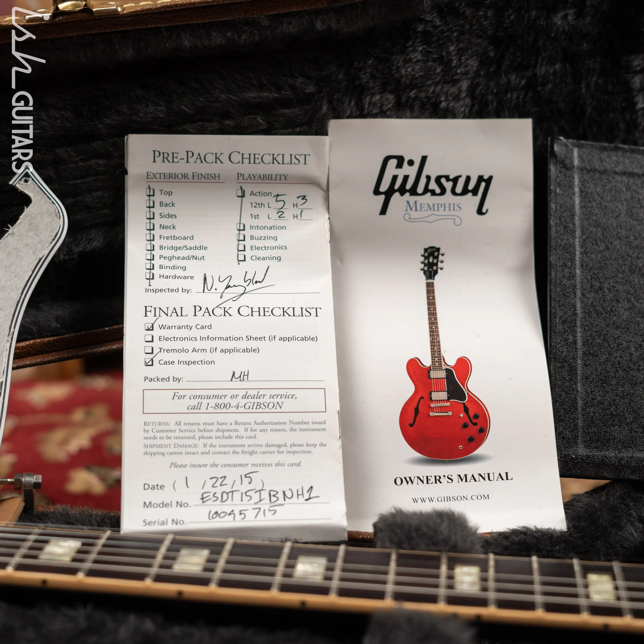 2015 Gibson Memphis ES-335 Indigo Stain - Image 23