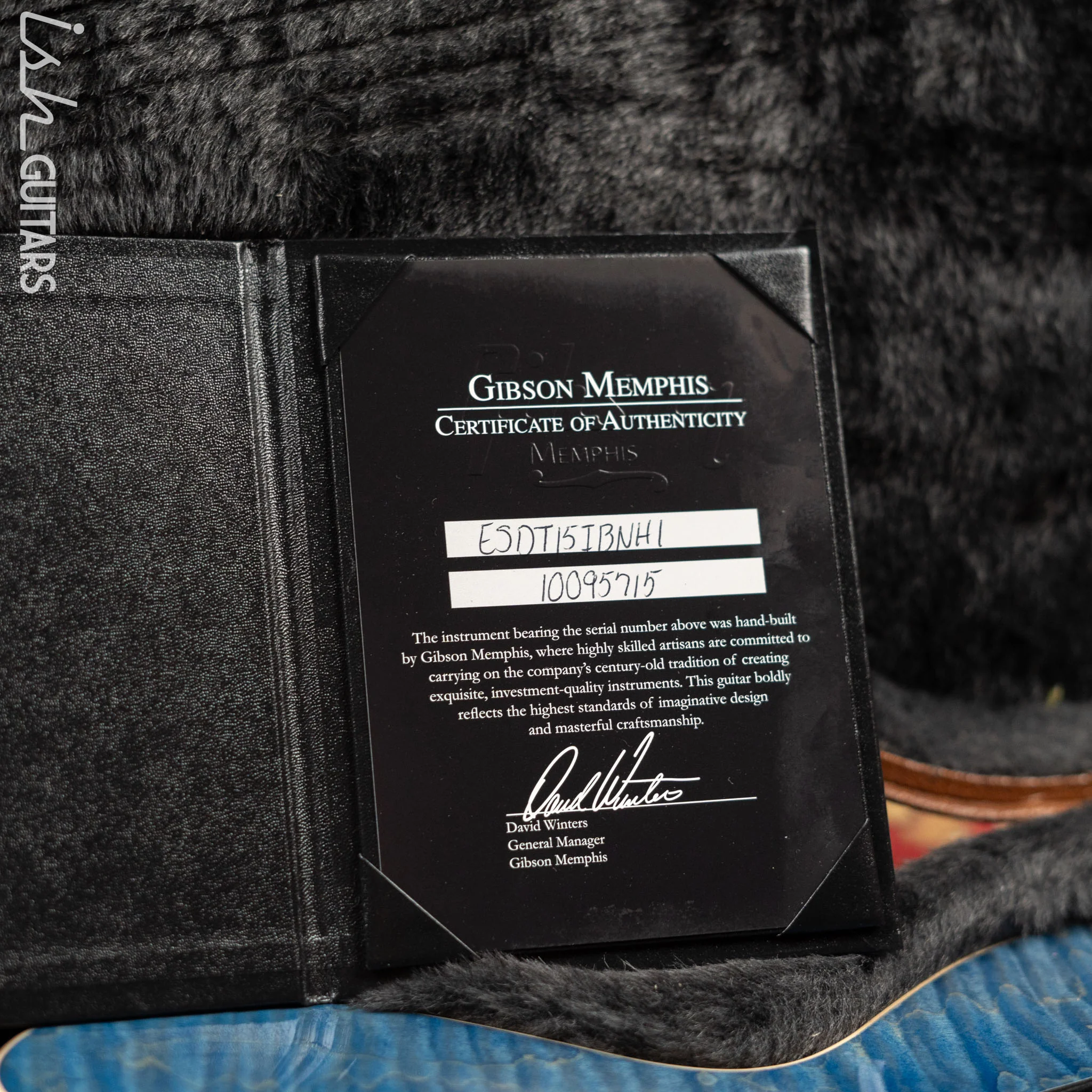 2015 Gibson Memphis ES-335 Indigo Stain - Image 24