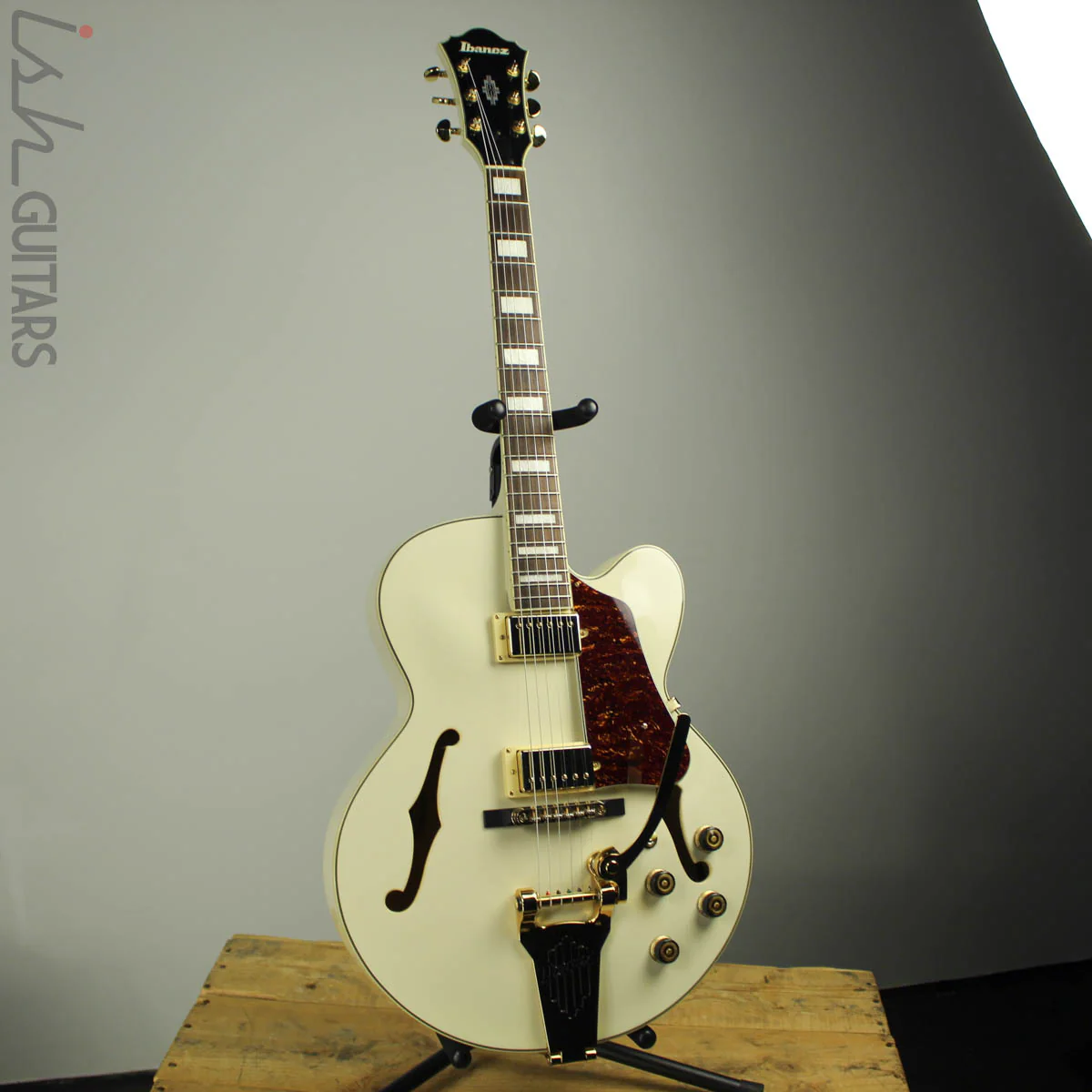 2015 Ibanez Artcore AF75TDG Hollowbody Ivory w/ Hardcase - Image 2
