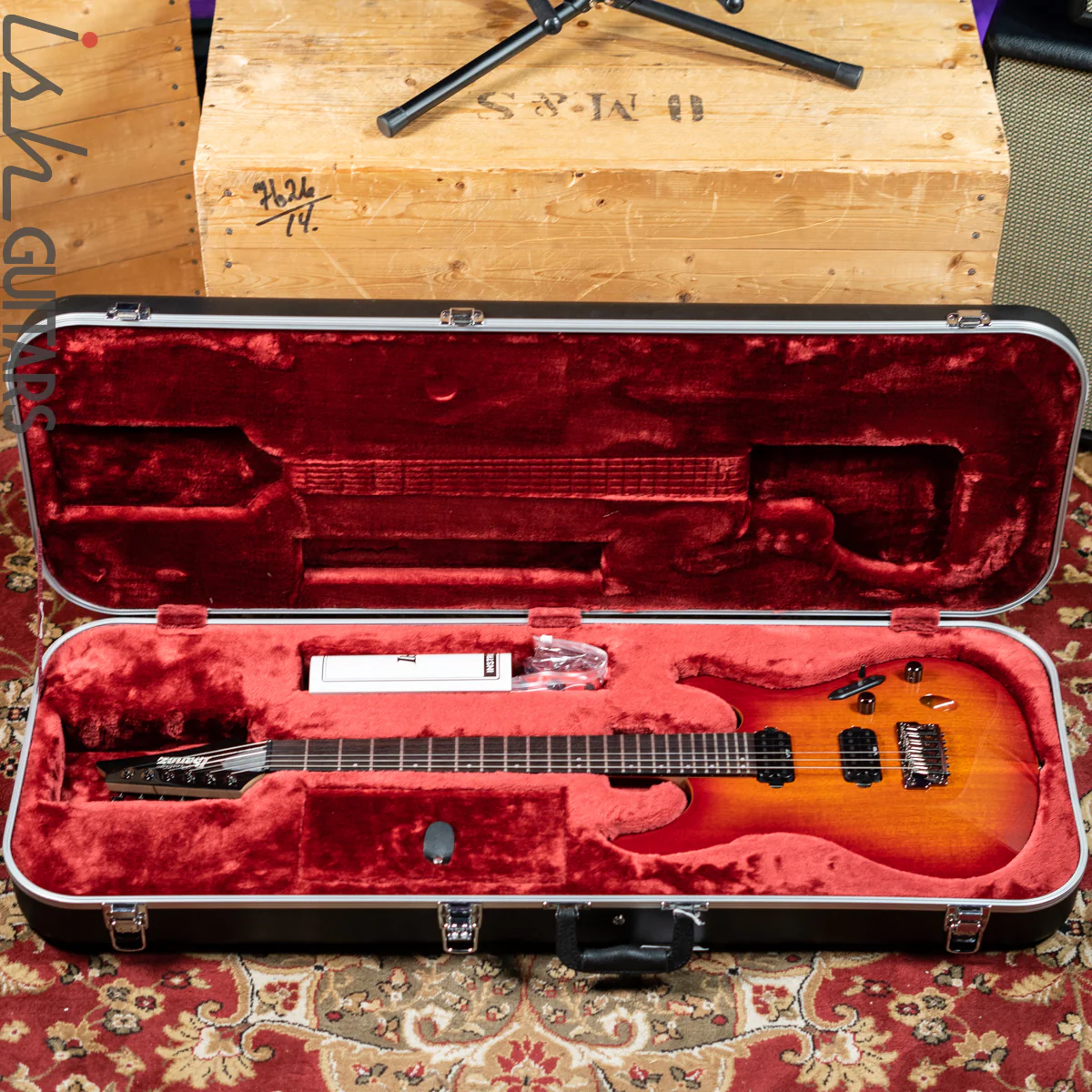 2015 Ibanez Prestige S5521 Blaze Red Burst - Image 13