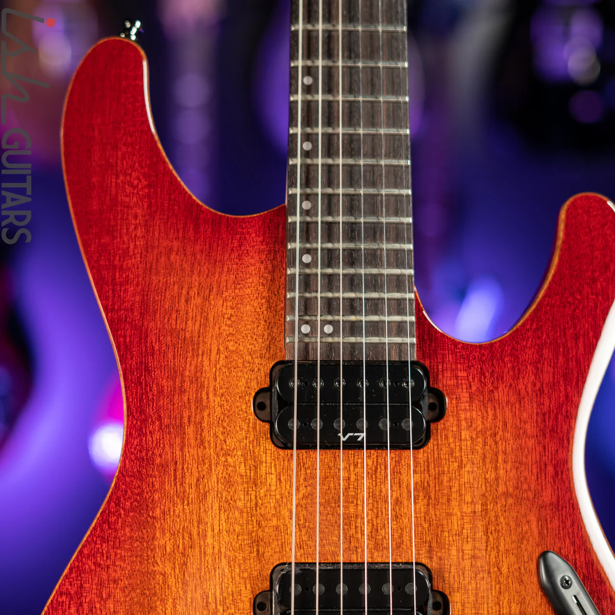 2015 Ibanez Prestige S5521 Blaze Red Burst - Image 3