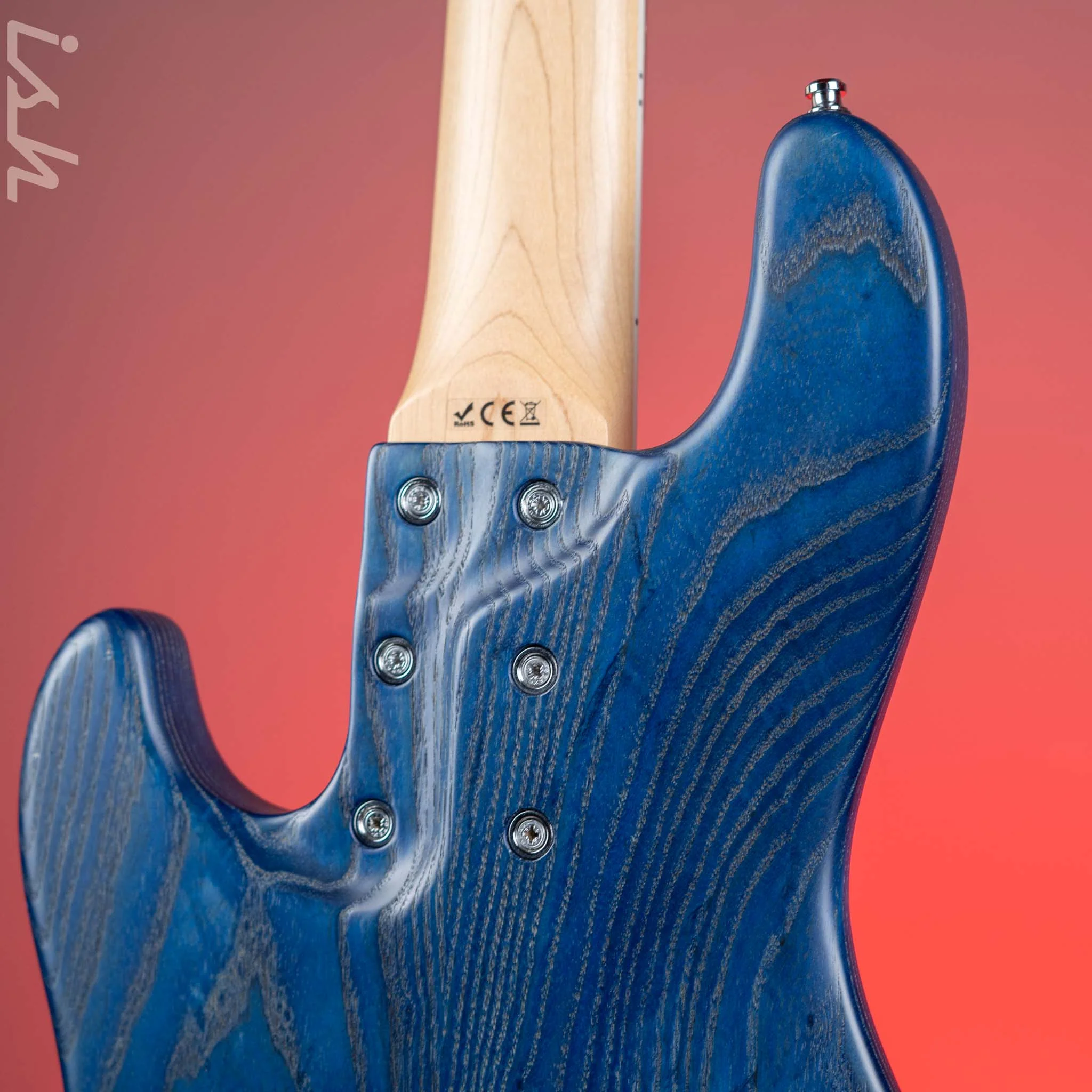 2015 Mayones Jabba 5 Custom Trans Blue - Image 10