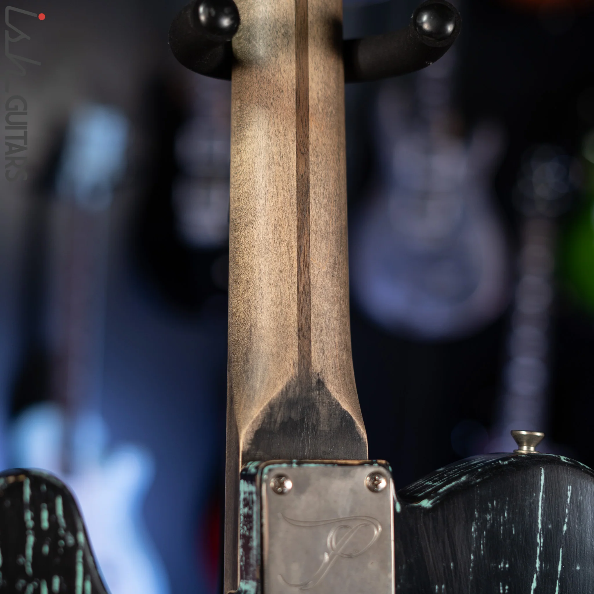 2015 Palir Pinstripe Titan Tele Aged Black/Kelly Green - Image 11