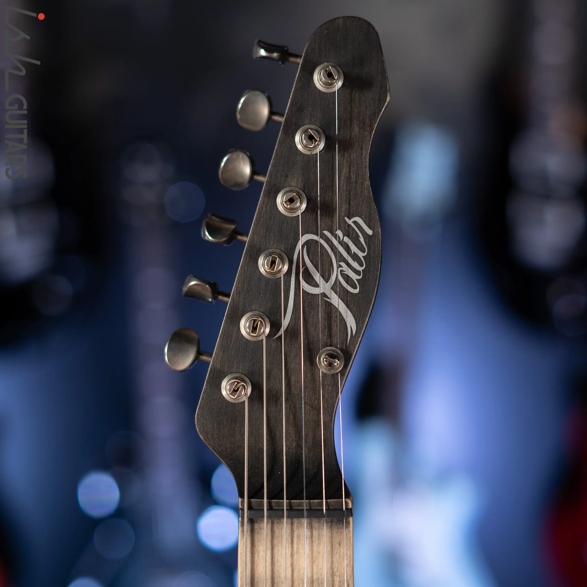 2015 Palir Pinstripe Titan Tele Aged Black/Kelly Green - Image 6