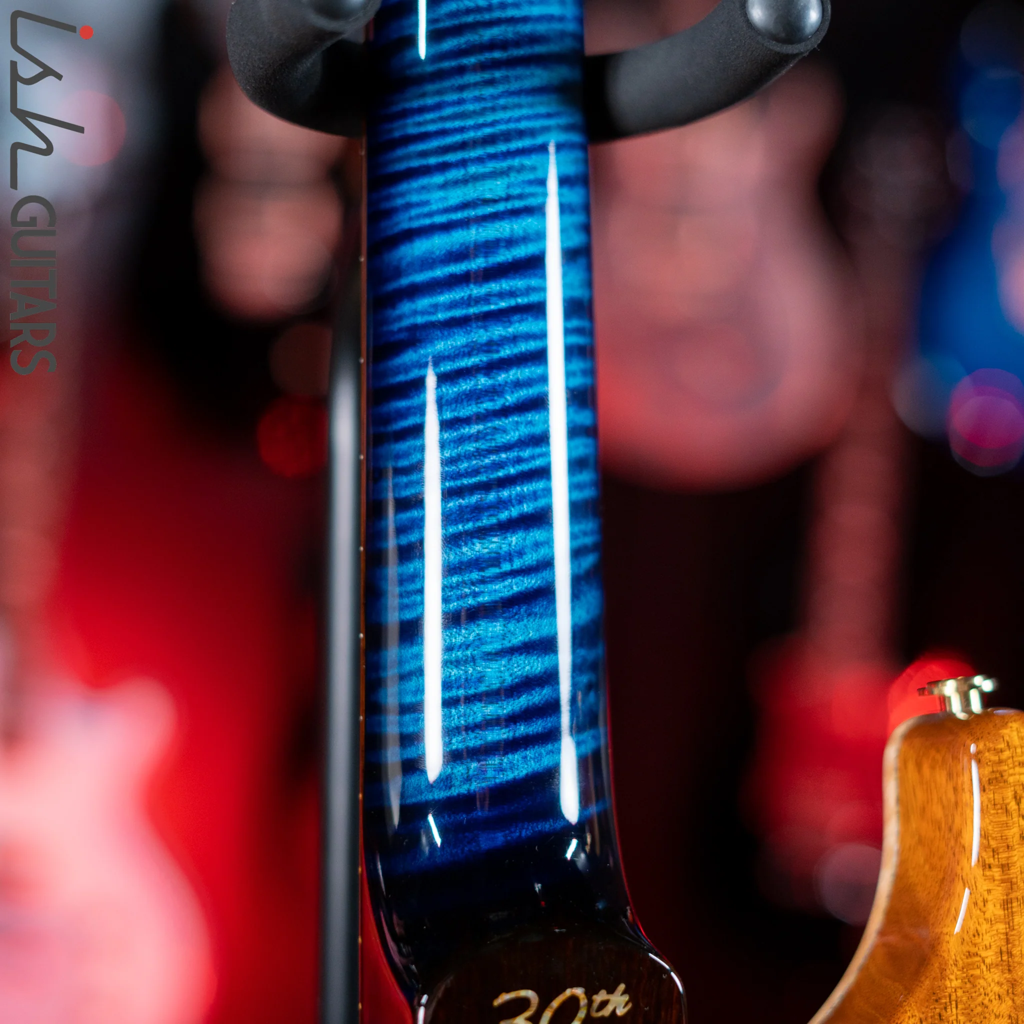 2015 PRS Collection Series IX McCarty Trem Curly Maple Aqua Violet Smoked Burst - Image 14