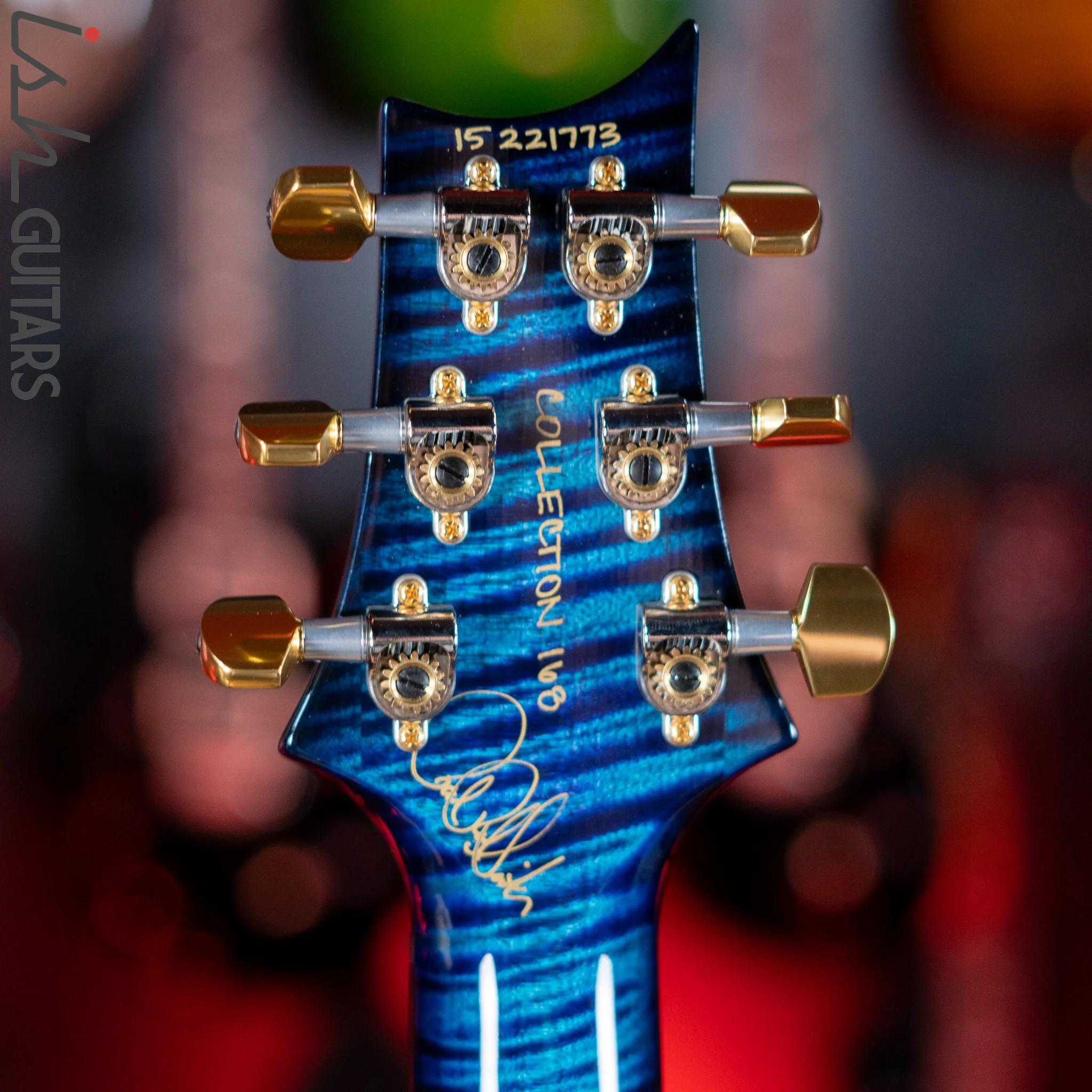 2015 PRS Collection Series IX McCarty Trem Curly Maple Aqua Violet Smoked Burst - Image 15
