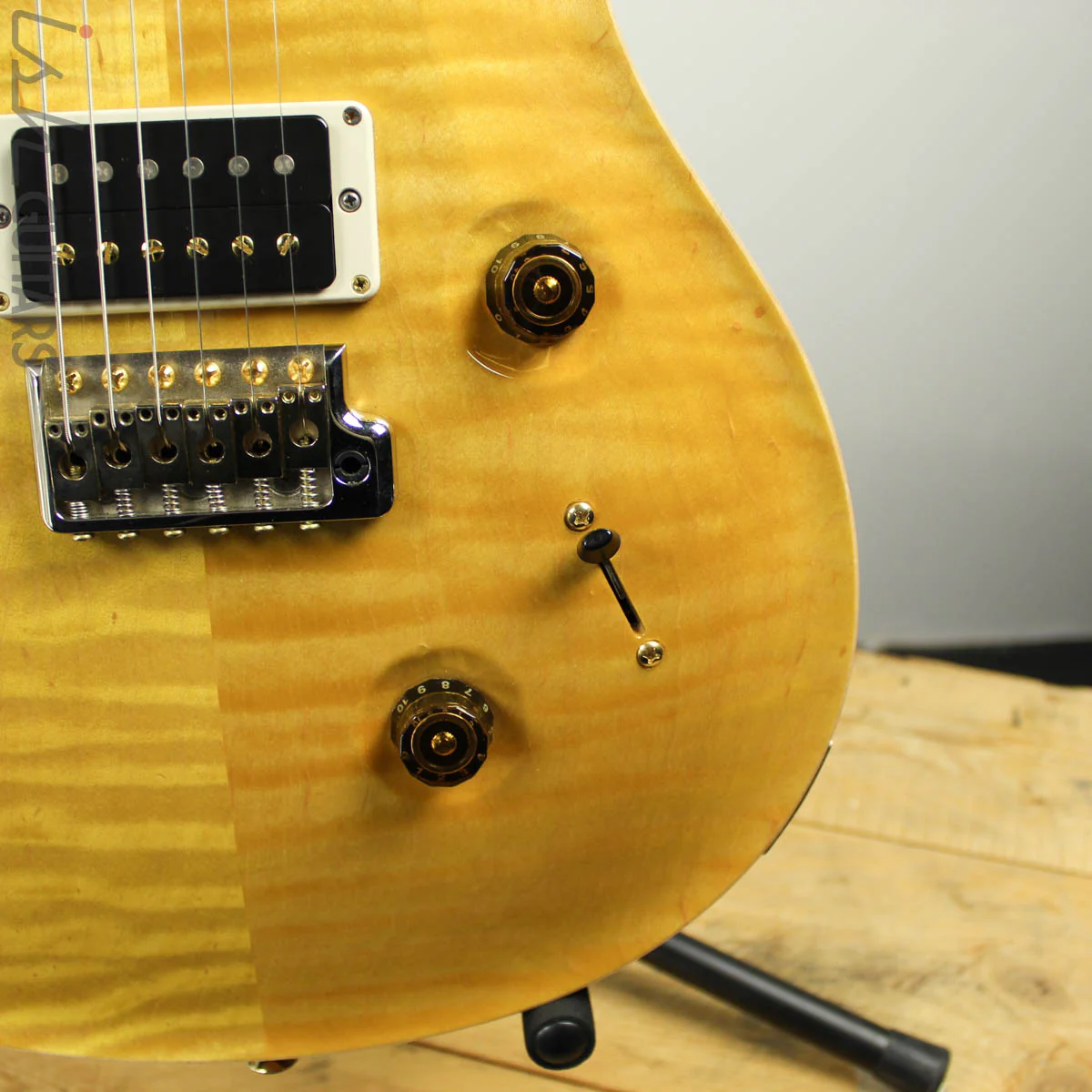 2015 PRS Custom 24 30th Anniversary Honey Yellow - Image 4