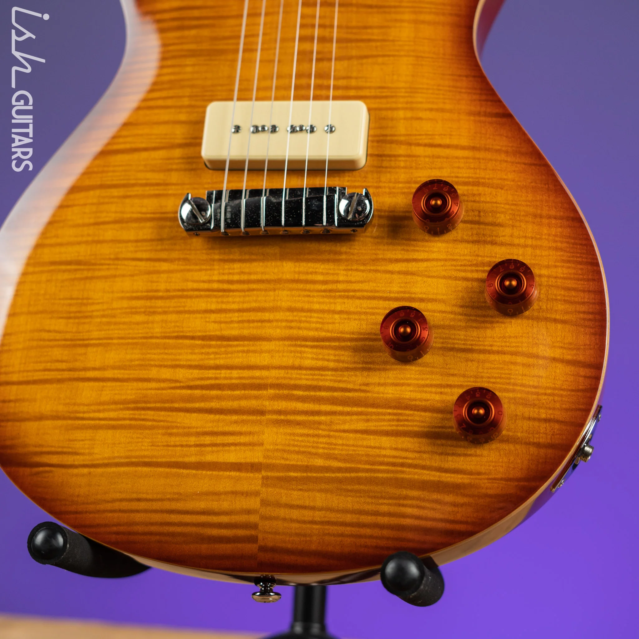 2015 PRS SE 245 Singlecut Soapbar Tobacco Sunburst - Image 4