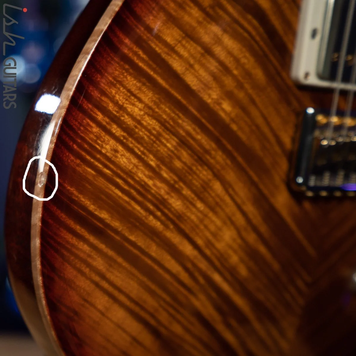 2015 PRS Violin II Private Stock Dark Cherry Burst Curly Maple - Image 15