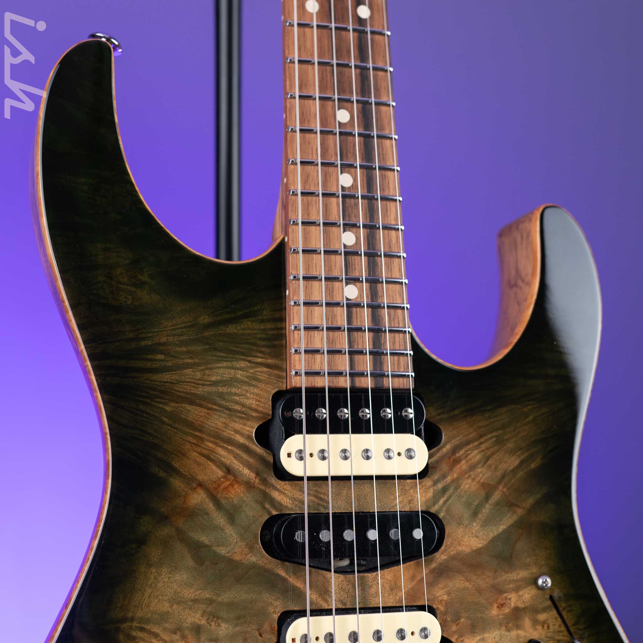 2015 Suhr Modern Faded Trans Green Burst - Image 3