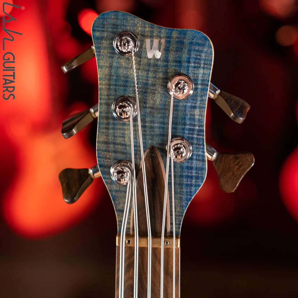 2015 Warwick Streamer LX Limited Edition Bleached Ocean Blue - Image 6