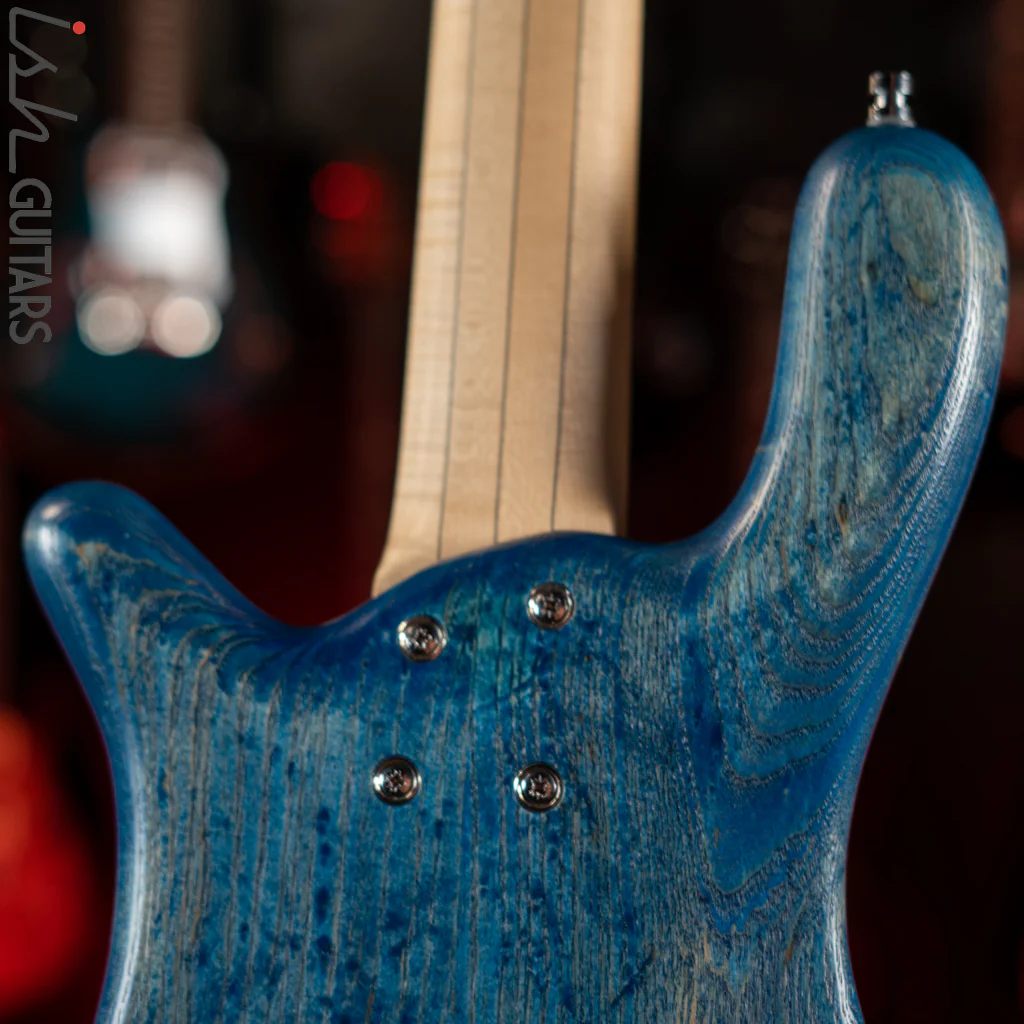 2015 Warwick Streamer LX Limited Edition Bleached Ocean Blue - Image 9