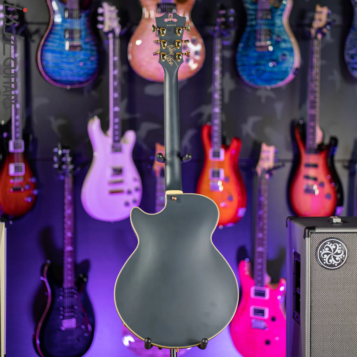 2016 D’Angelico Deluxe Signed by Bob Weir SS Signature Matte Stone - Image 9
