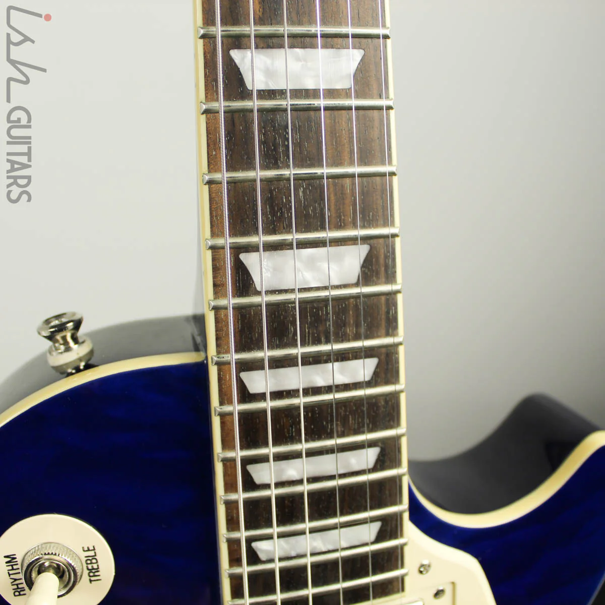 2016 Epiphone Les Paul Standard Pro Blueburst - Image 7