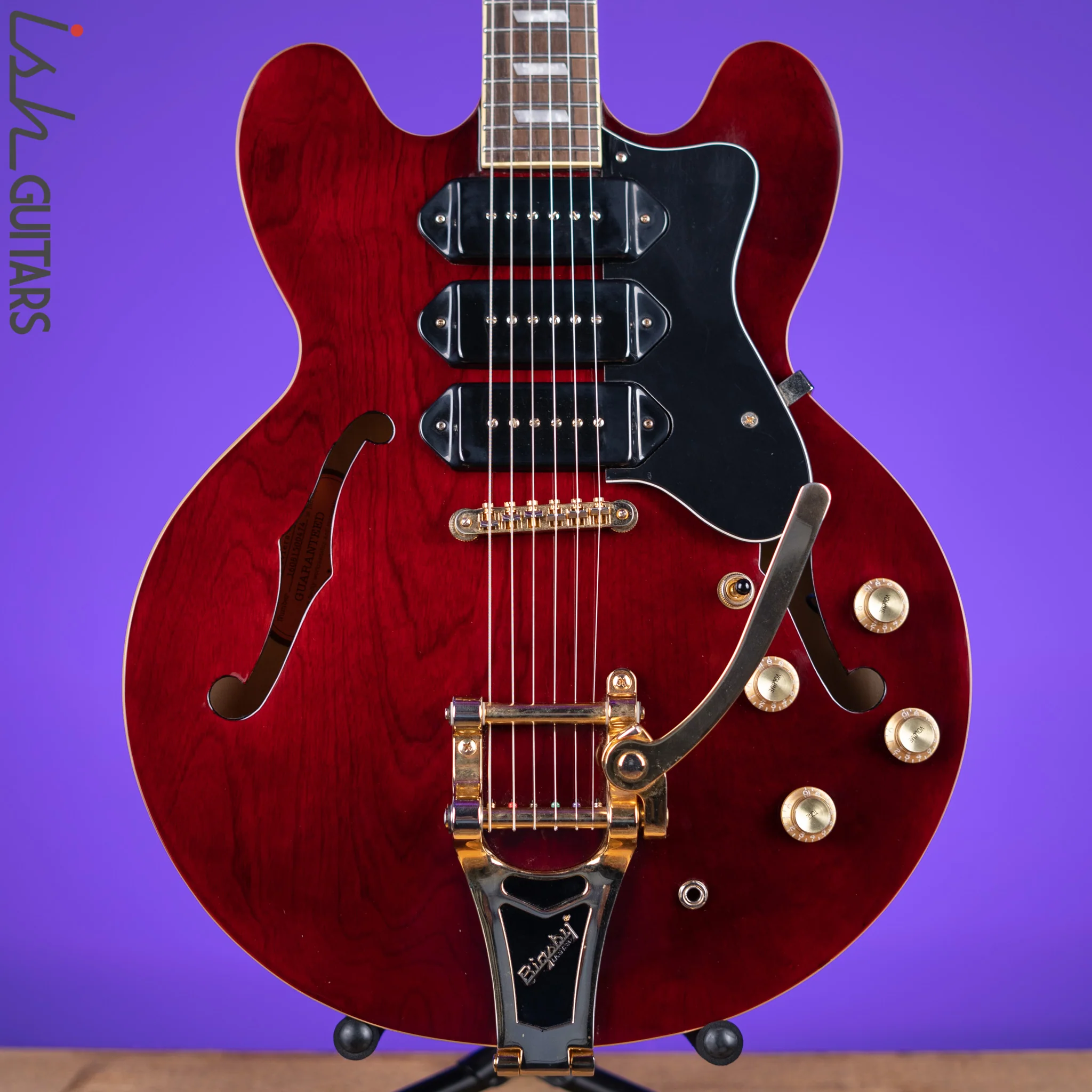 2016 Epiphone Riviera P-93 Wine Red