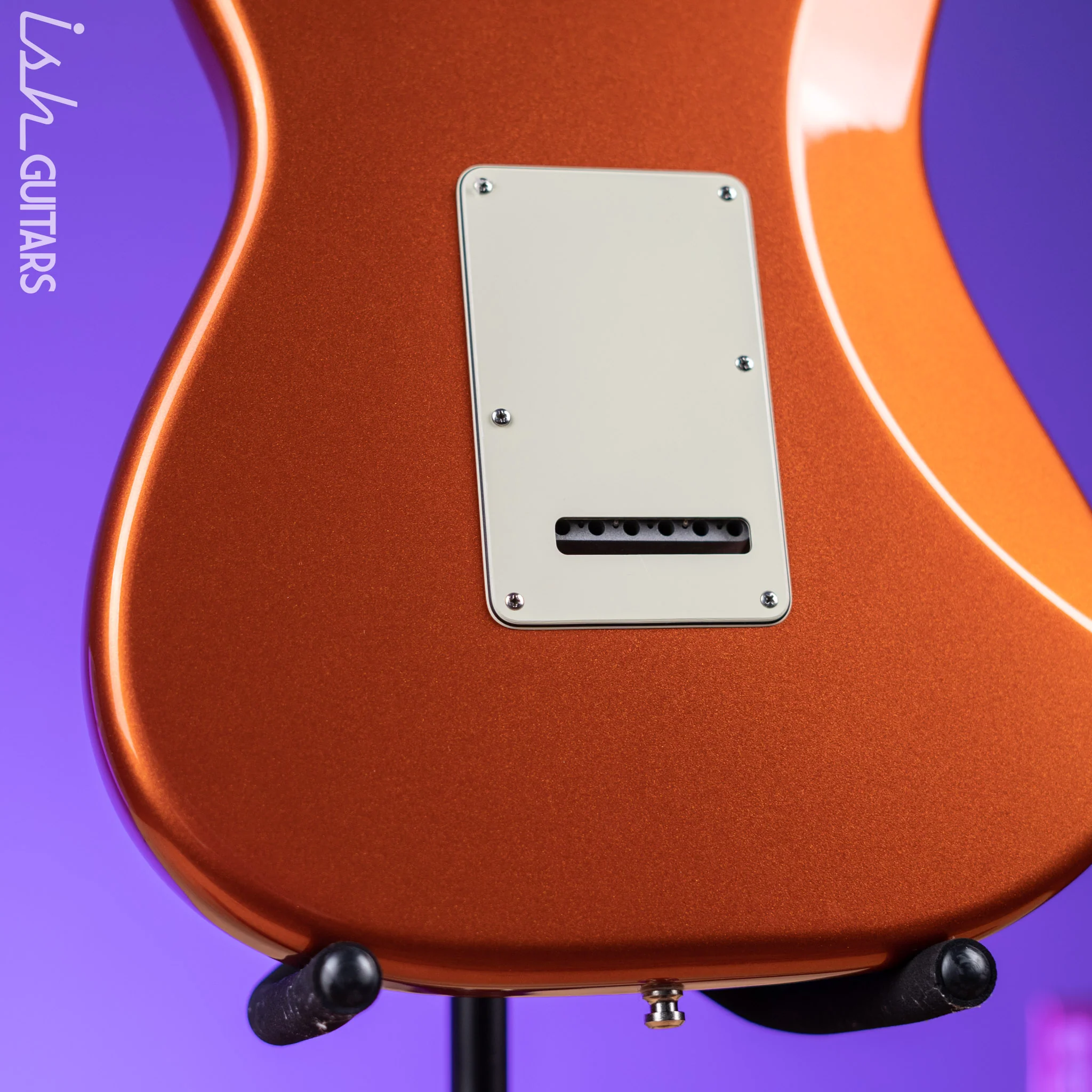 2016 Fender American Elite Stratocaster HSS Shawbucker Autumn Blaze Metallic - Image 11