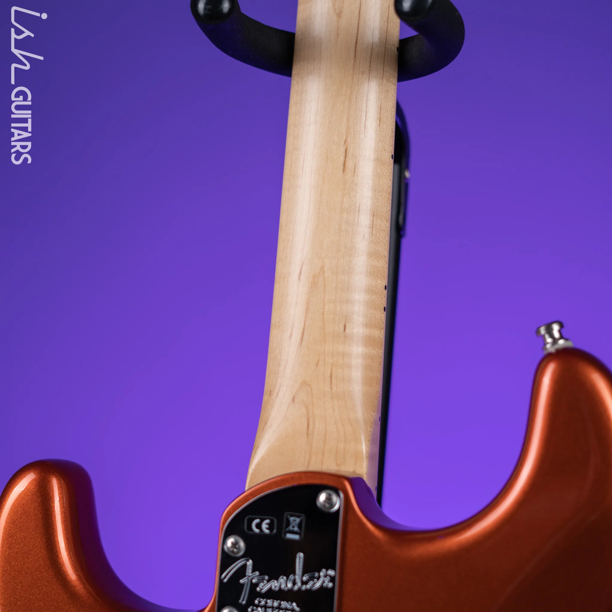 2016 Fender American Elite Stratocaster HSS Shawbucker Autumn Blaze Metallic - Image 14