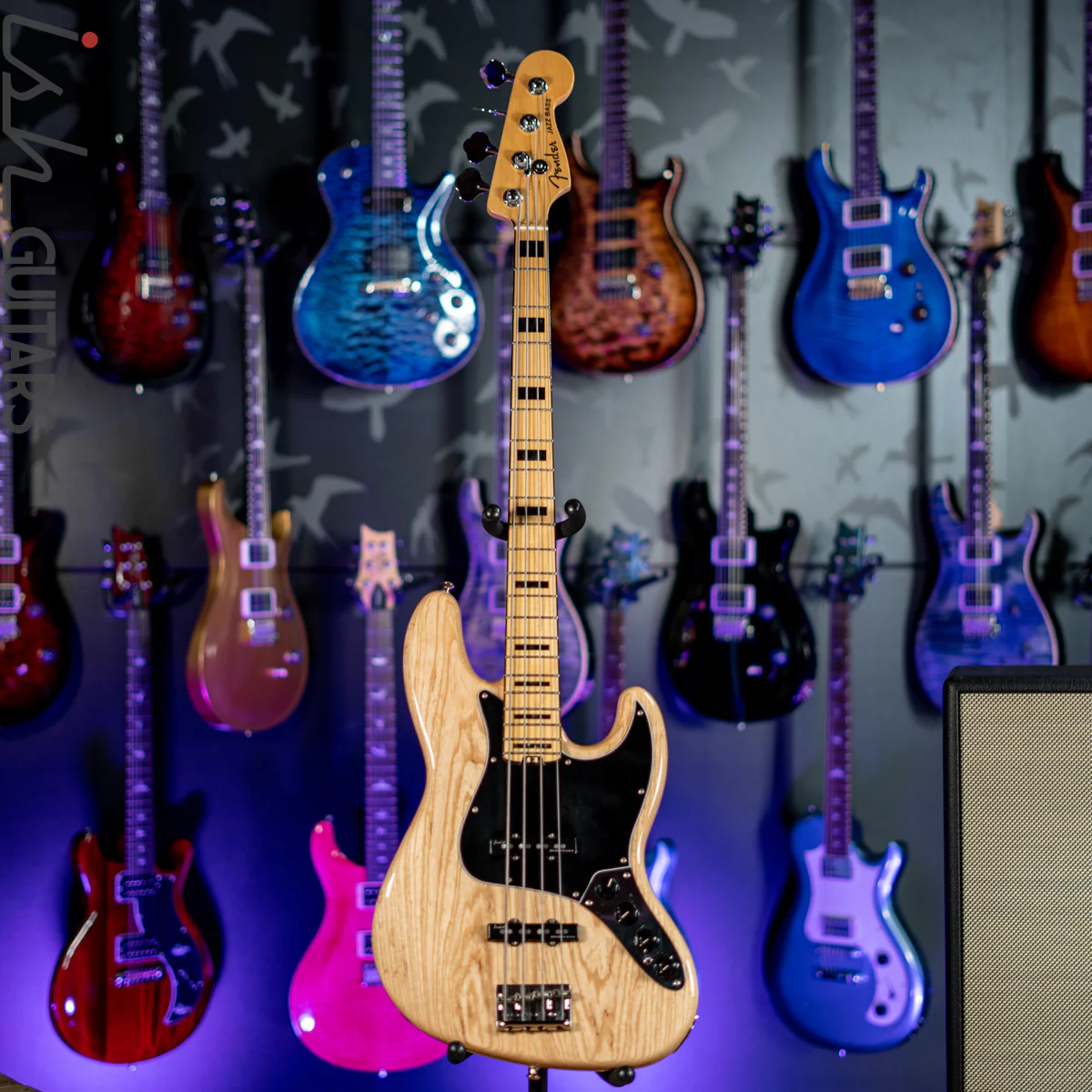 2016 Fender Jazz Bass Elite Natural Ash 4-String - Image 2