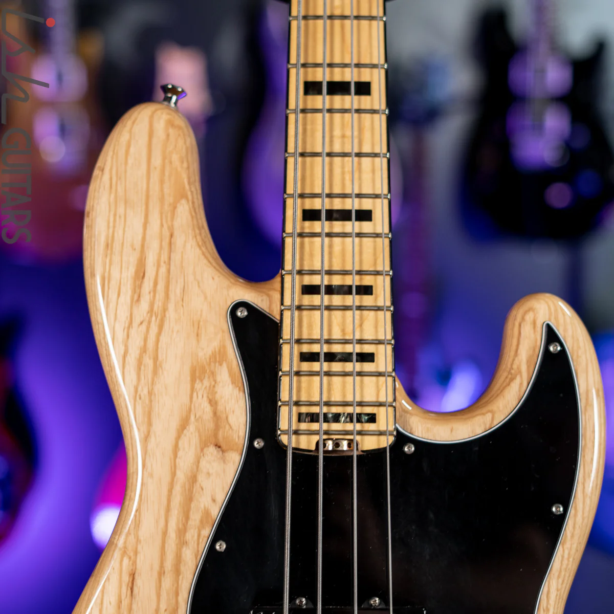 2016 Fender Jazz Bass Elite Natural Ash 4-String - Image 3