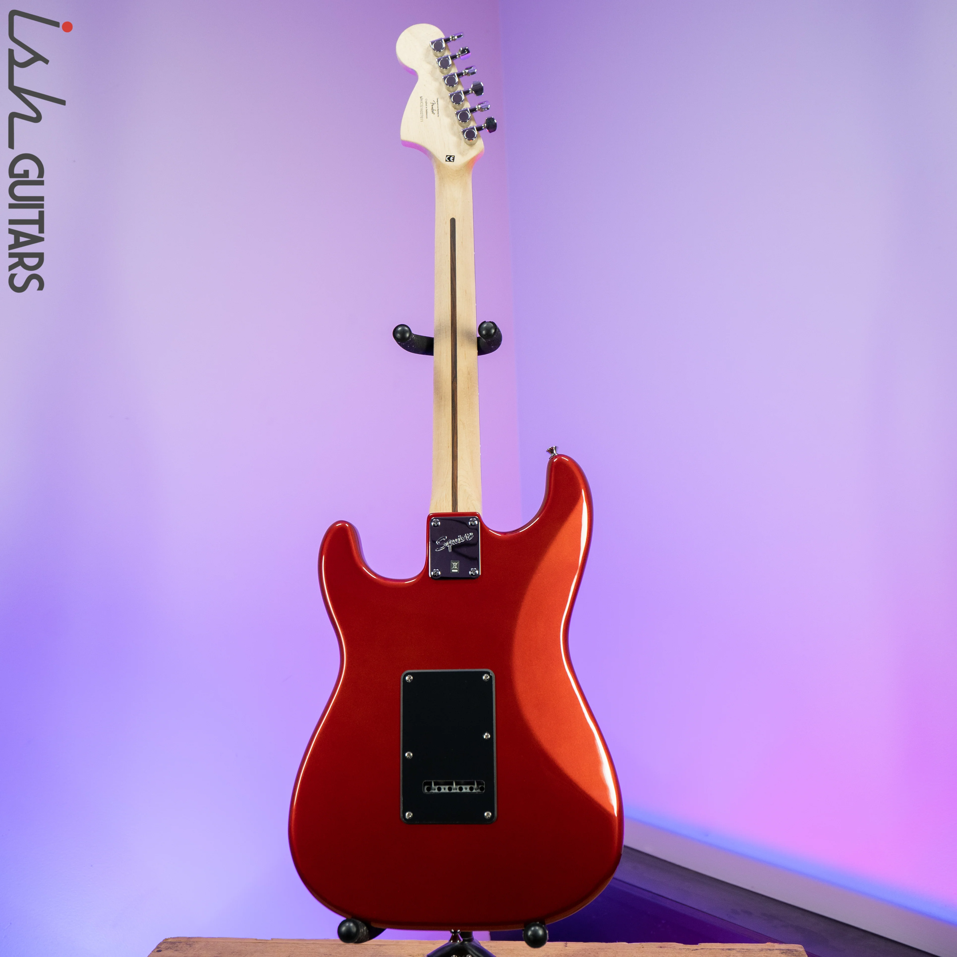2016 Fender Squier Affinity Series Strat HSS Metallic Red - Image 7