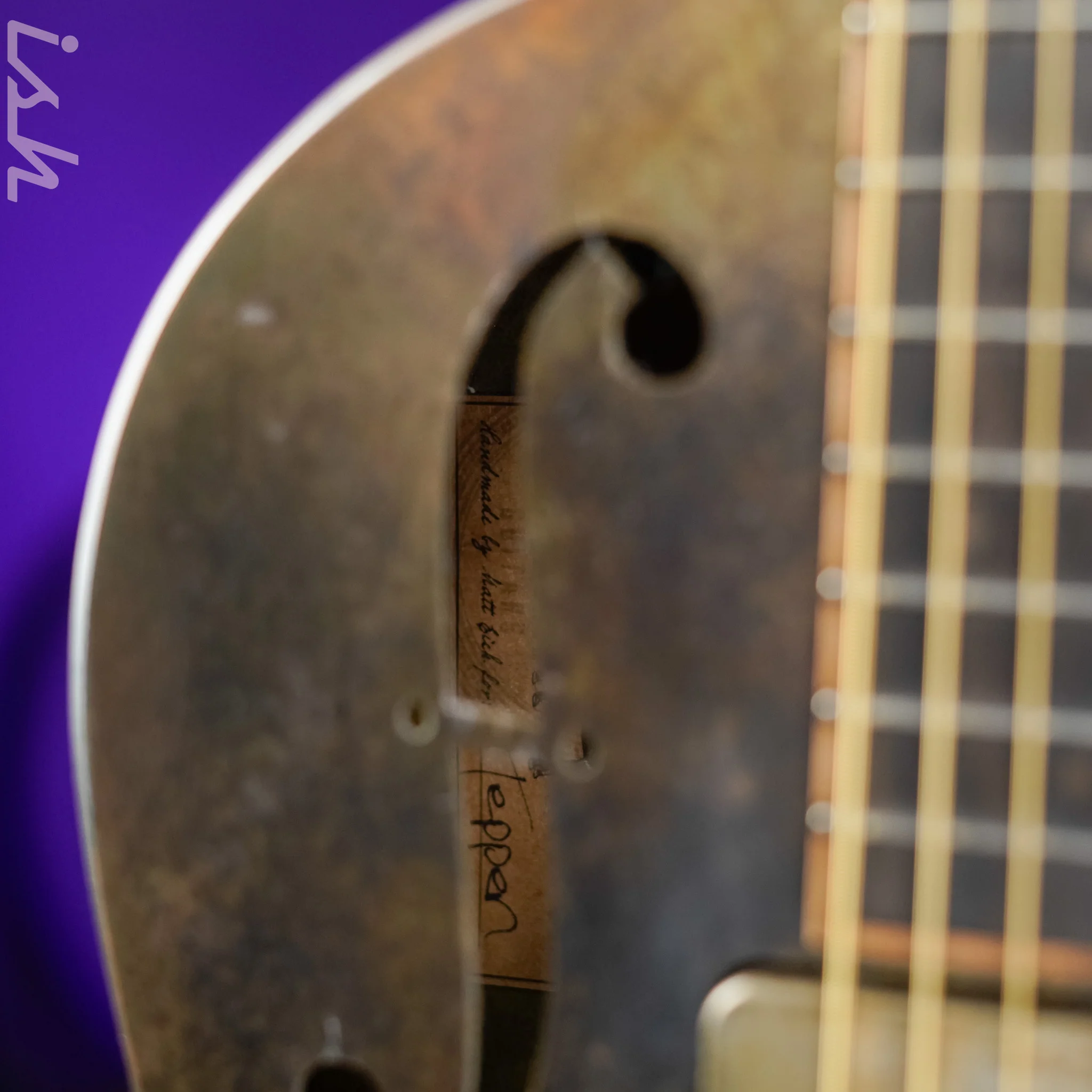 2016 Mule Resophonic Resonator Natural - Image 12