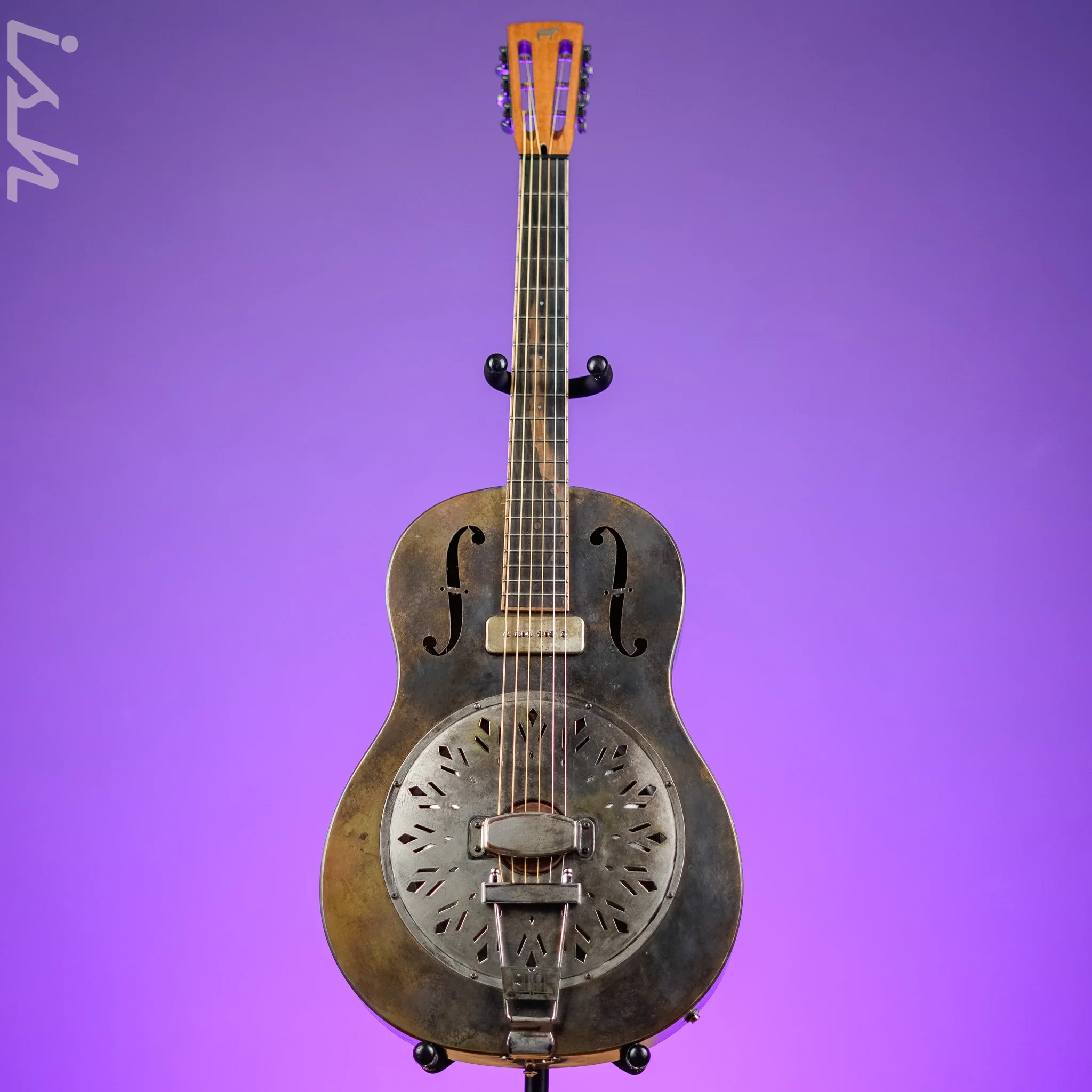 2016 Mule Resophonic Resonator Natural - Image 2