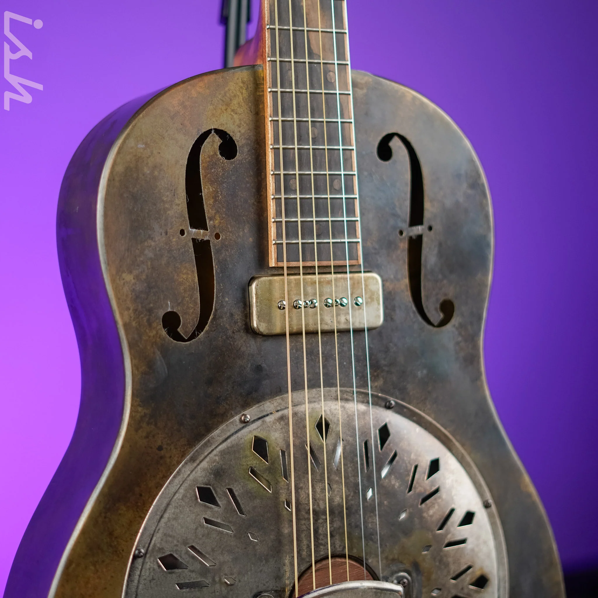 2016 Mule Resophonic Resonator Natural - Image 3