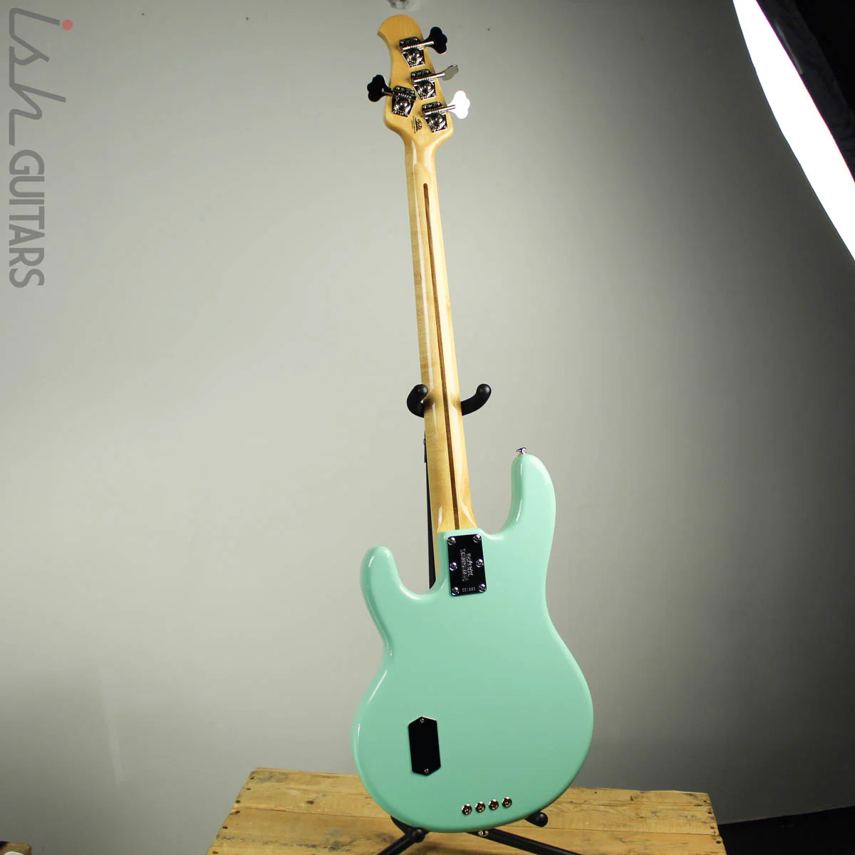 2017 Ernie Ball Music Man StingRay 4 Old Smoothie Mint Green - Image 8