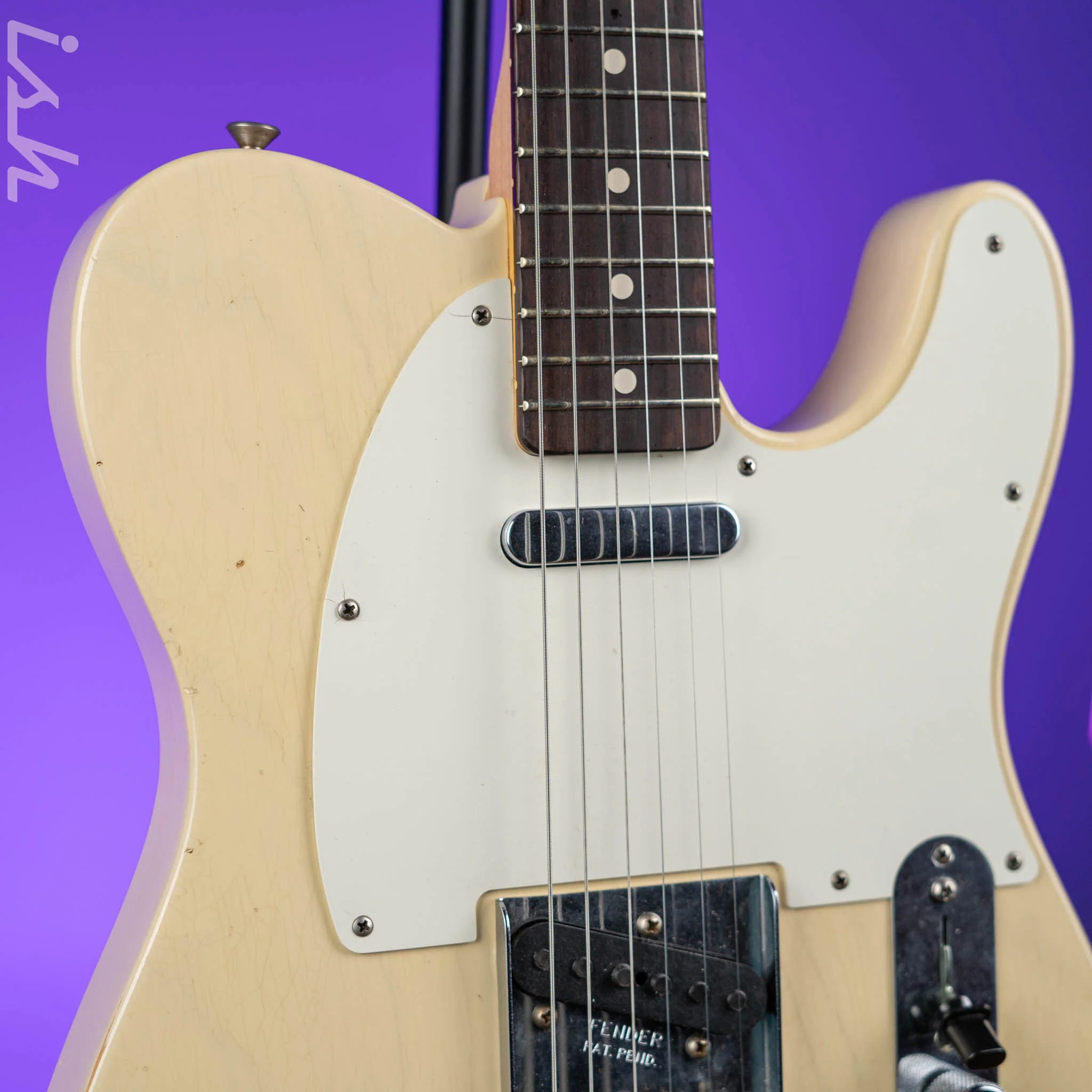 2017 Fender Custom Shop 1960 Telecaster Journeyman Relic Vintage Blonde - Image 3