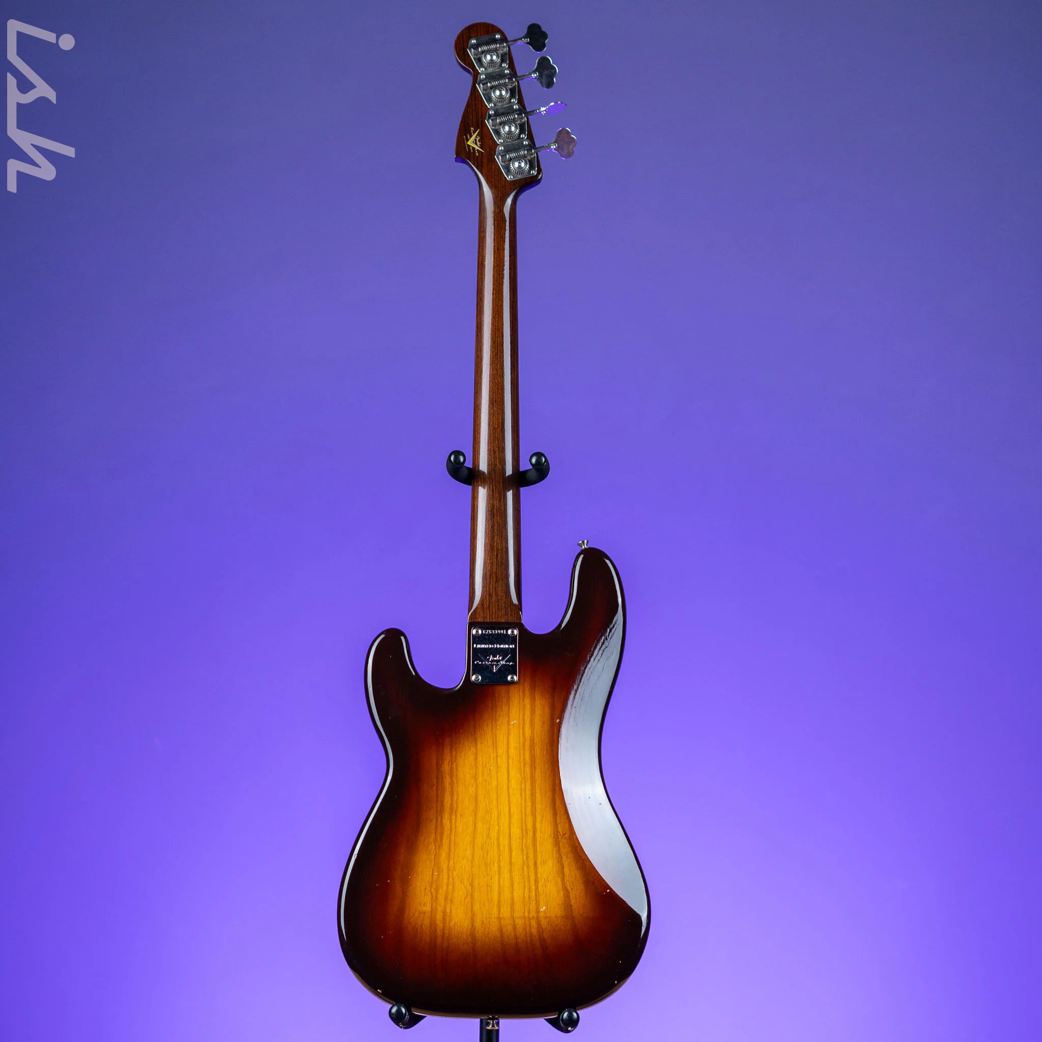2017 Fender Custom Shop Relic 1957 P Bass Journeyman 2-Tone Sunburst RW Neck - Image 9
