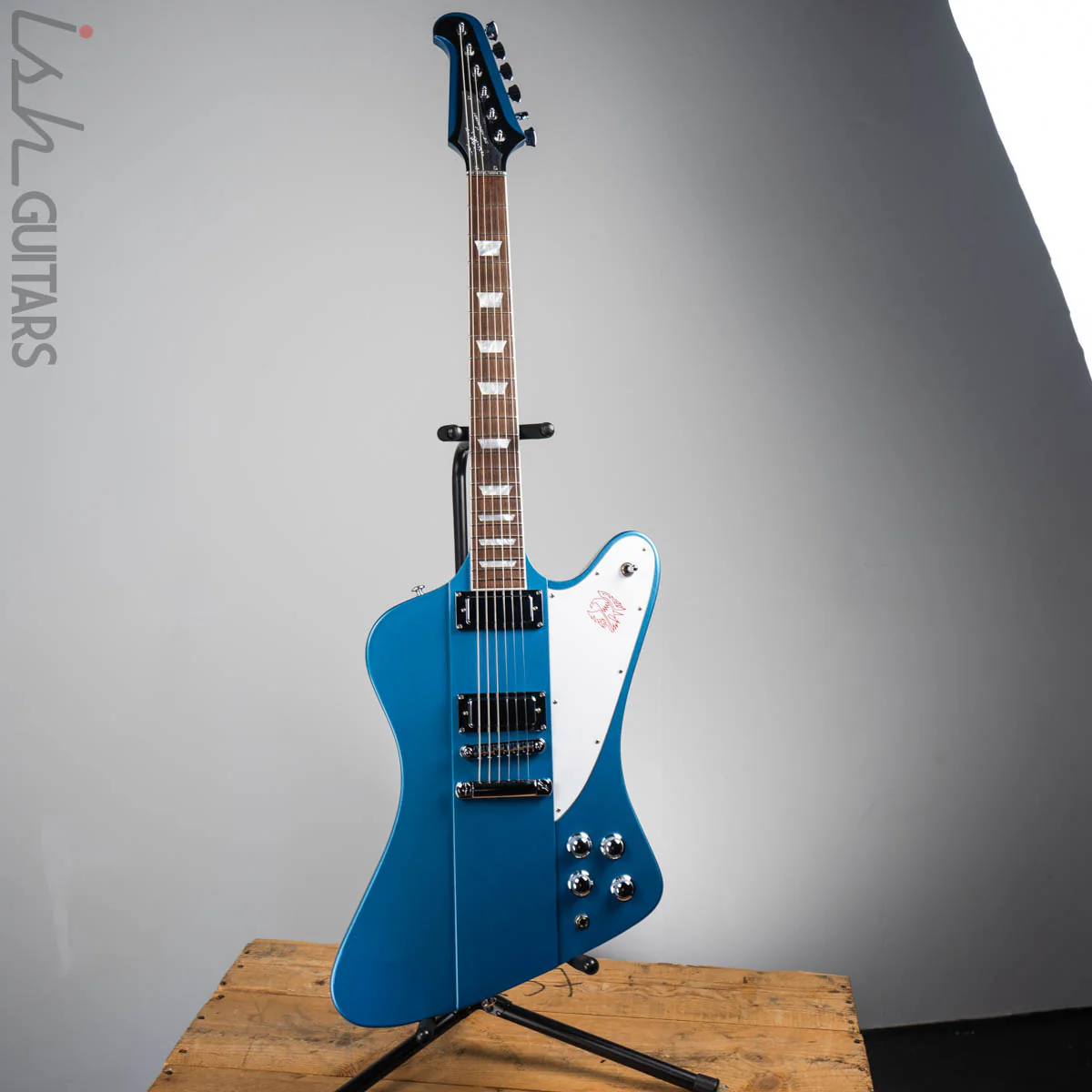 2017 Gibson Firebird HP High Performance Pelham Blue - Image 2