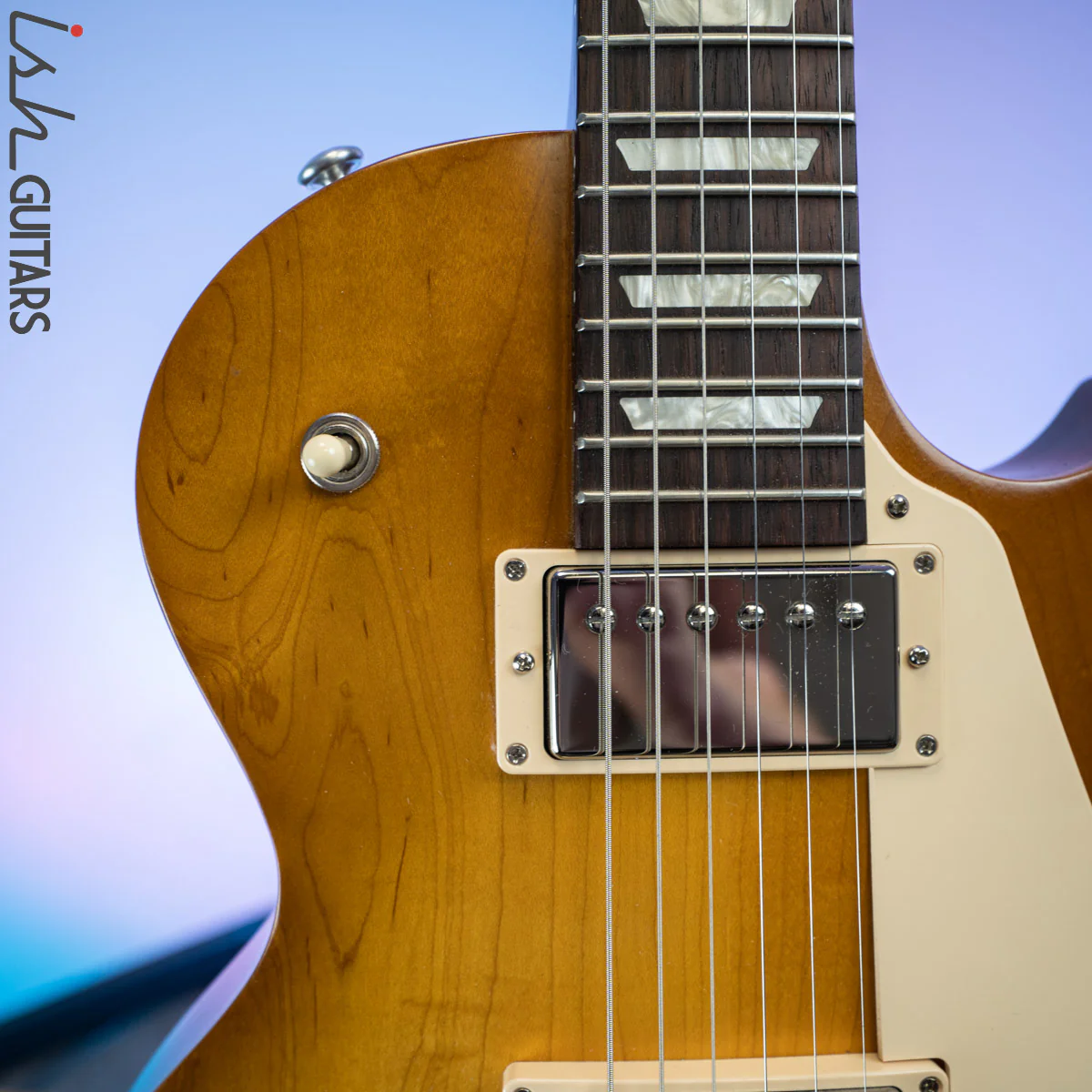 2017 Gibson Les Paul Tribute T Faded Honey Burst - Image 3