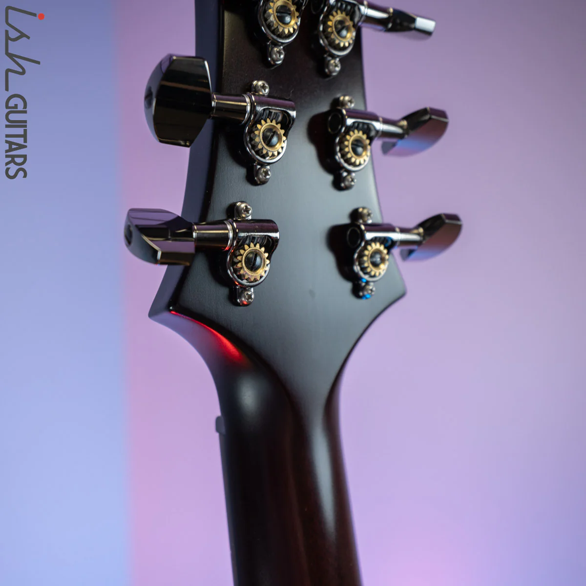 2017 PRS Wood Library Custom 24 Semi-Hollow Satin Black Gold Burst 10 Top - Image 13