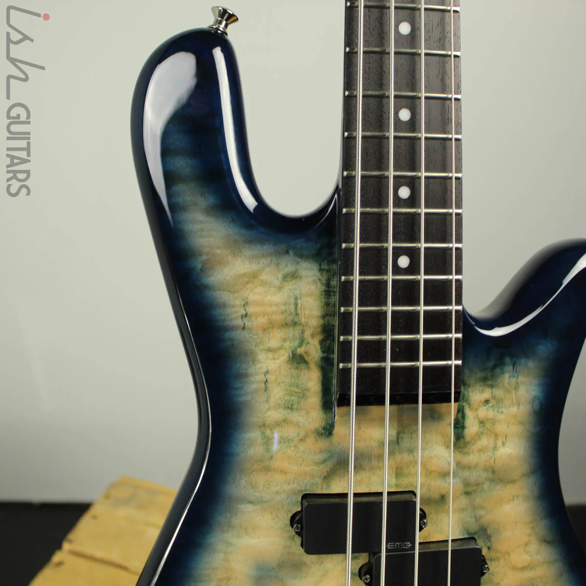 2017 Spector Legend 4 String Neck Thru Faded Blue Gloss - Image 4