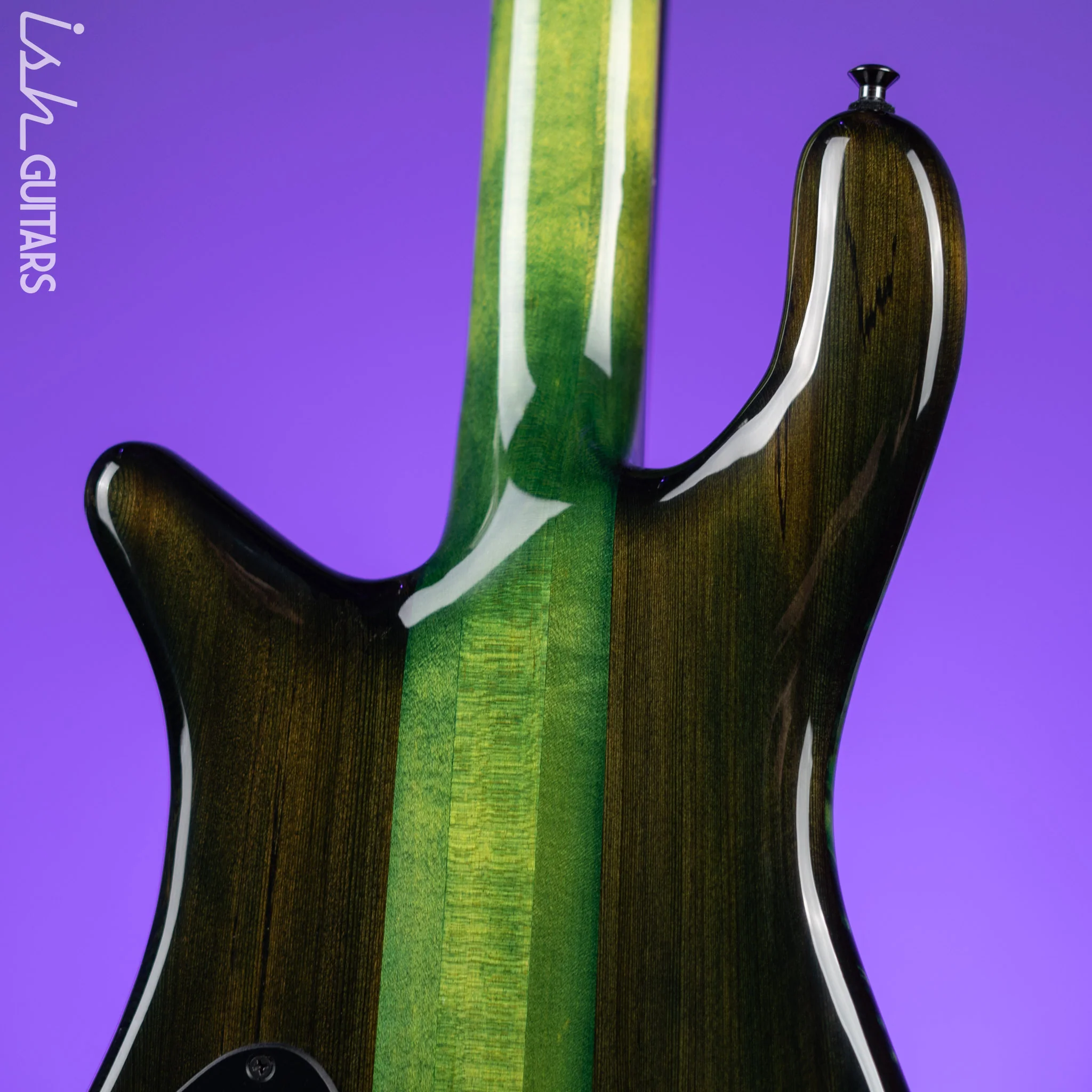 2017 Spector USA NS-4 Custom Algae Green Helium Redwood - Image 10