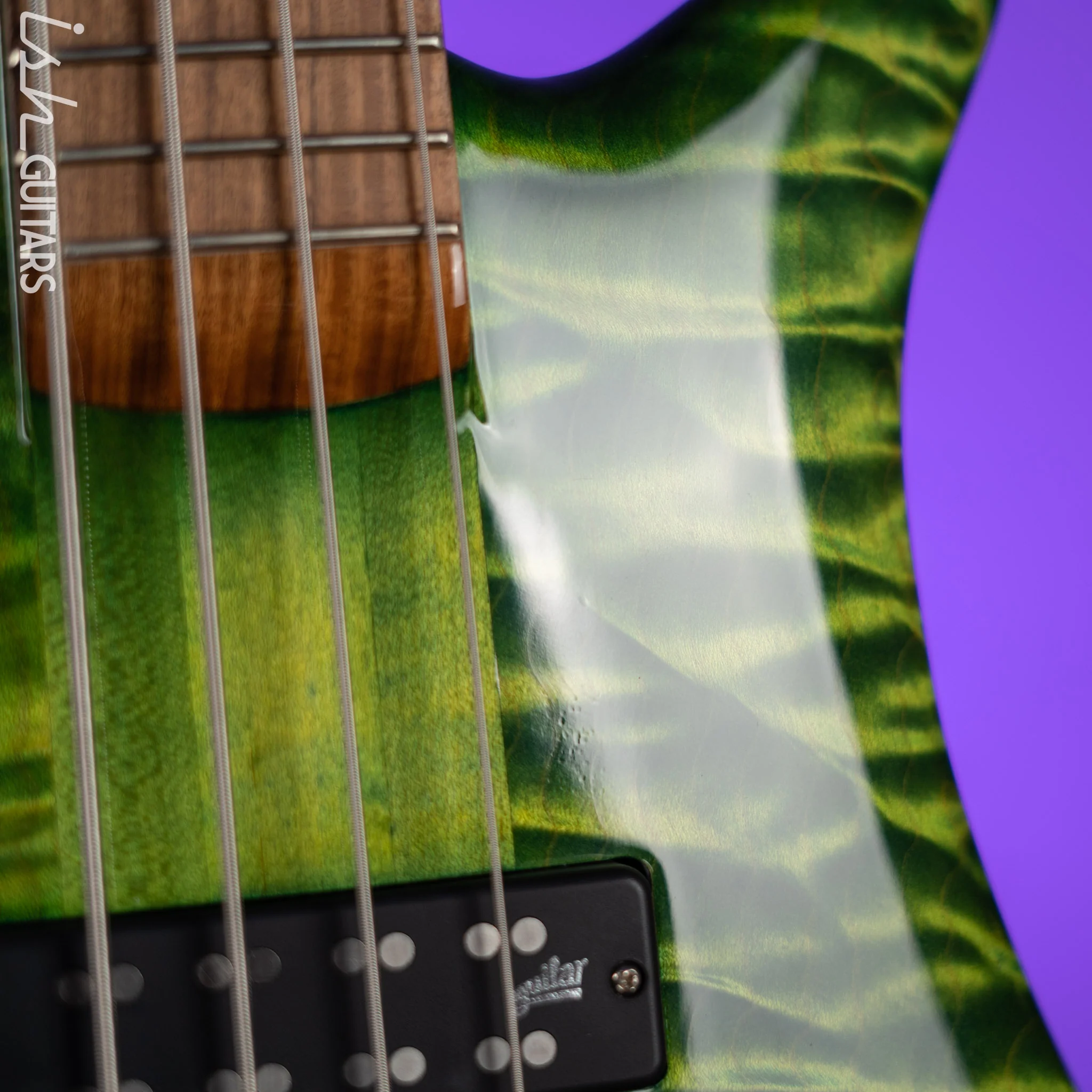 2017 Spector USA NS-4 Custom Algae Green Helium Redwood - Image 4
