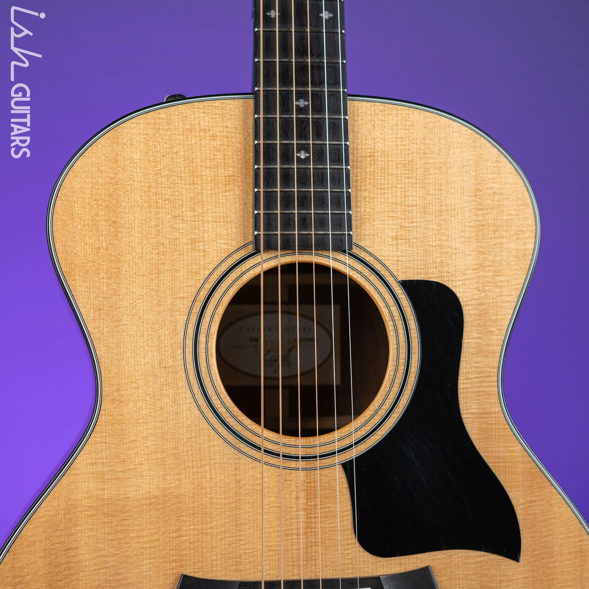 2017 Taylor 314e Grand Auditorium Acoustic-Electric Guitar Natural - Image 3