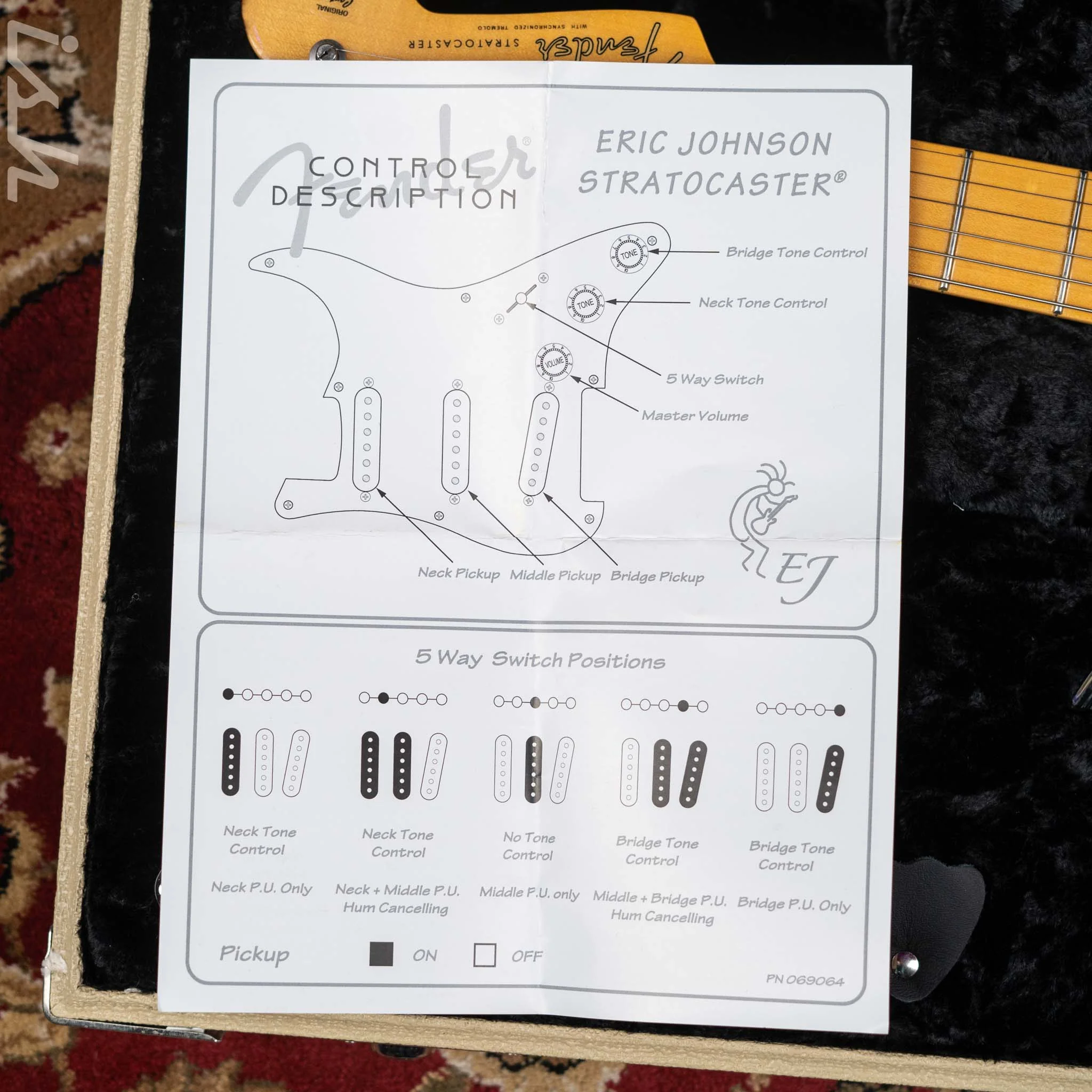 2018 Fender Eric Johnson Signature Thinline Strat Semi-Hollow Electric Guitar Vintage White - Image 21