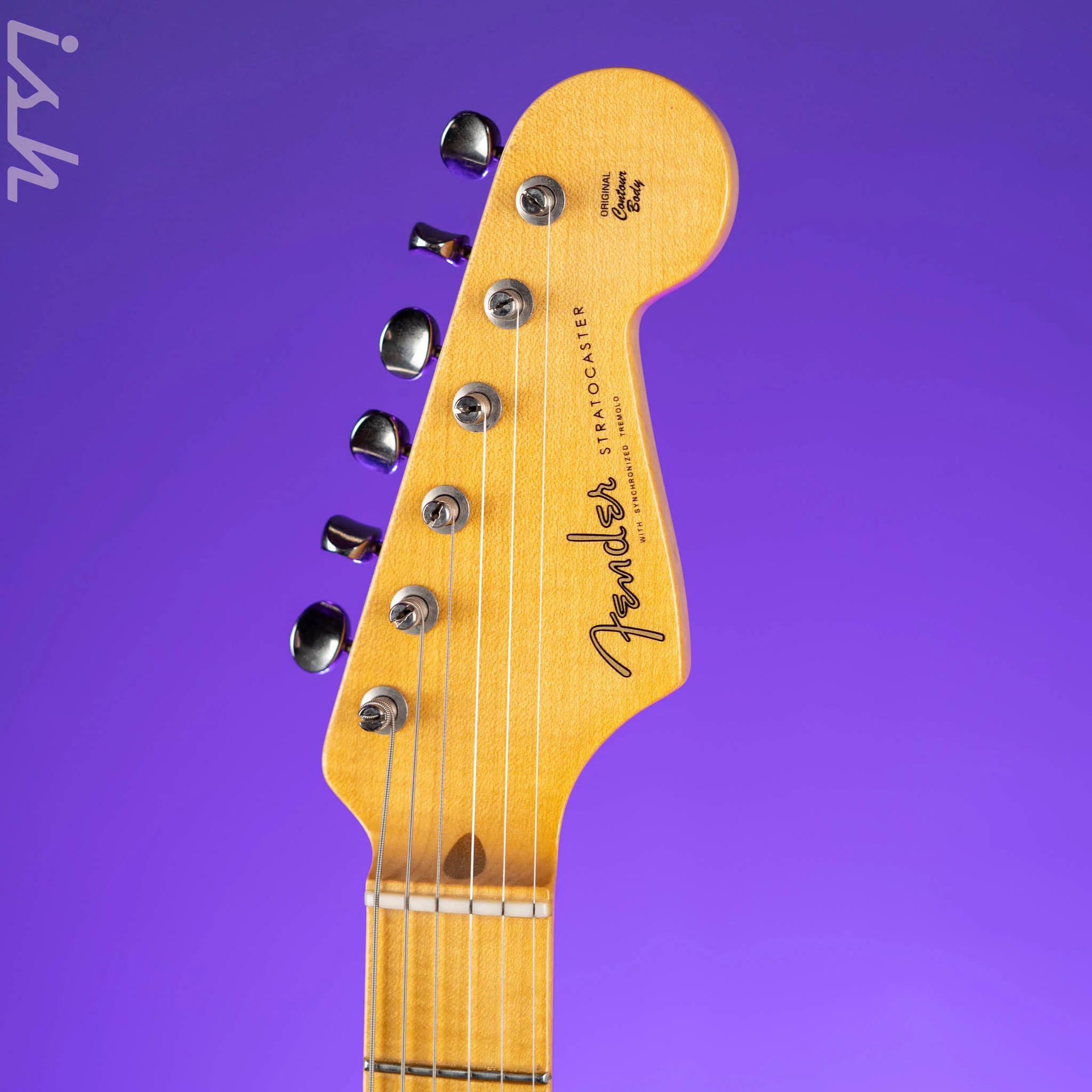 2018 Fender Eric Johnson Signature Thinline Strat Semi-Hollow Electric Guitar Vintage White - Image 5