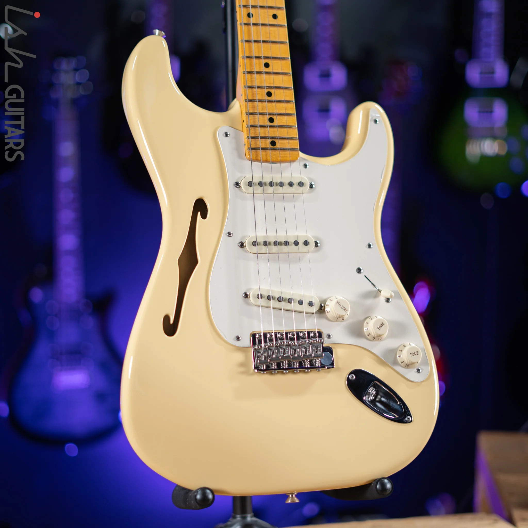 2018 Fender Eric Johnson Thinline Strat Vintage White