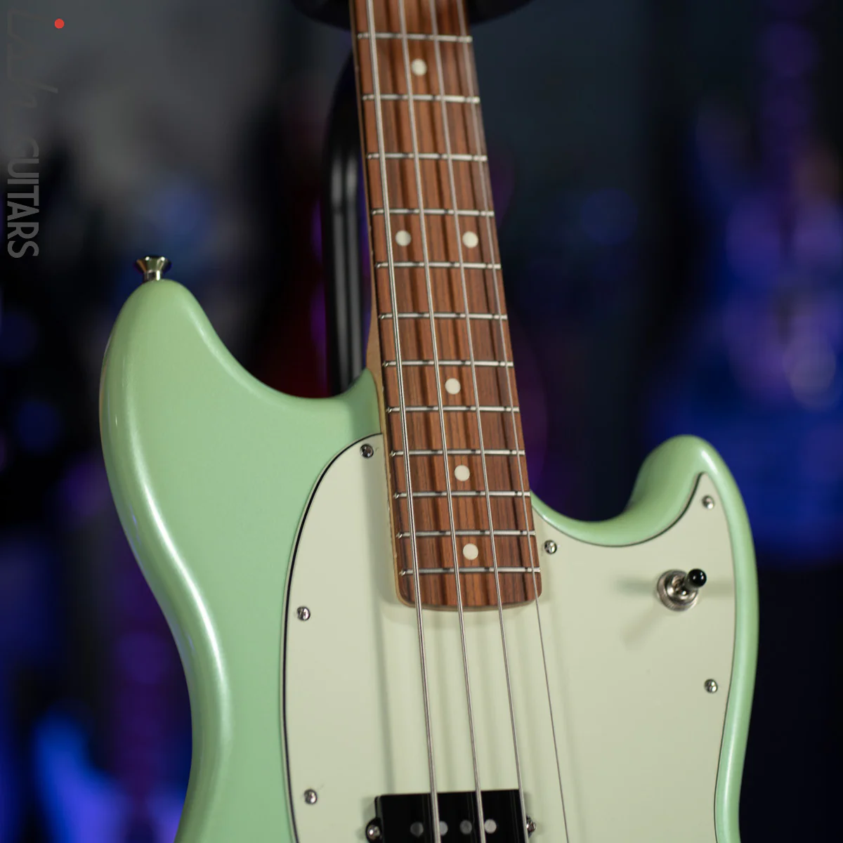 2018 Fender Mustang Bass Seafoam Green PJ Special Edition - Image 5