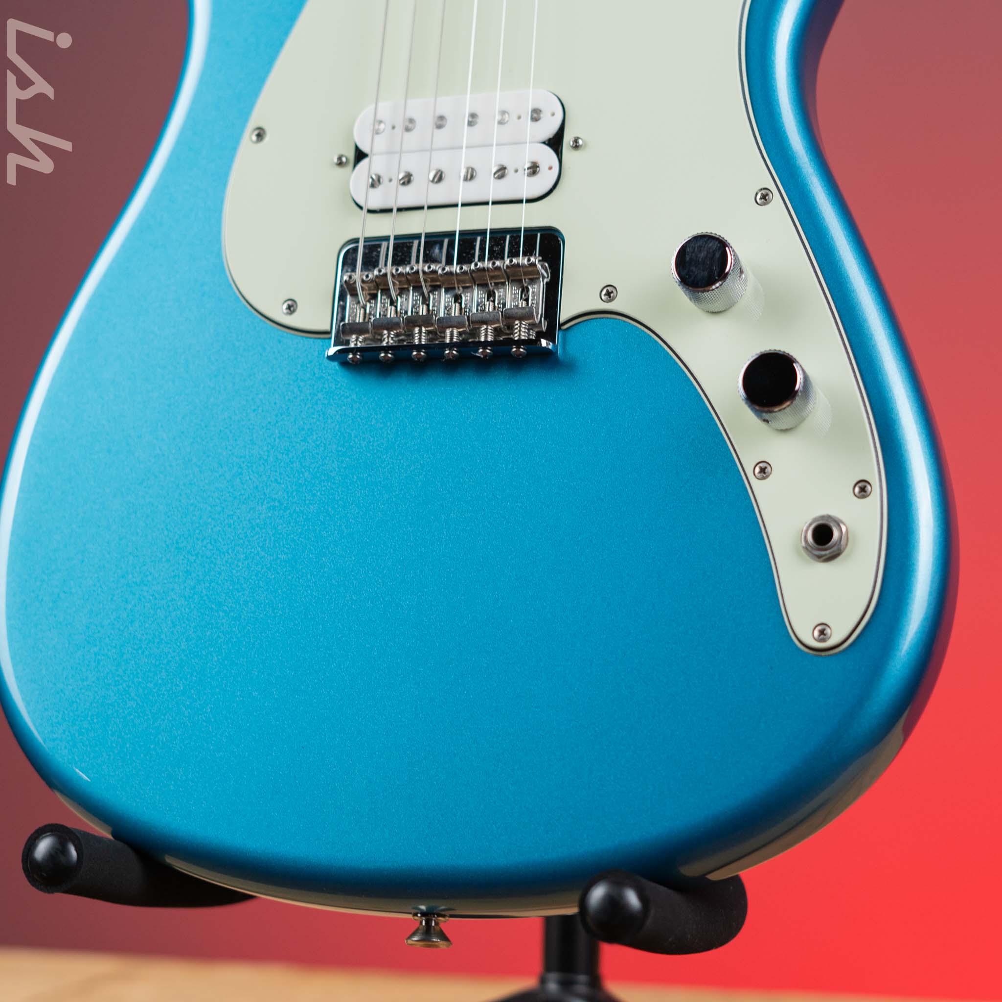 2018 Fender Player Duosonic Lake Plaid Blue - Image 4