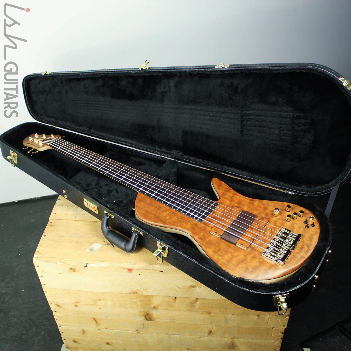 2018 Fodera Six String Emperor II Elite Quilted Mahogany/Ash - Image 15