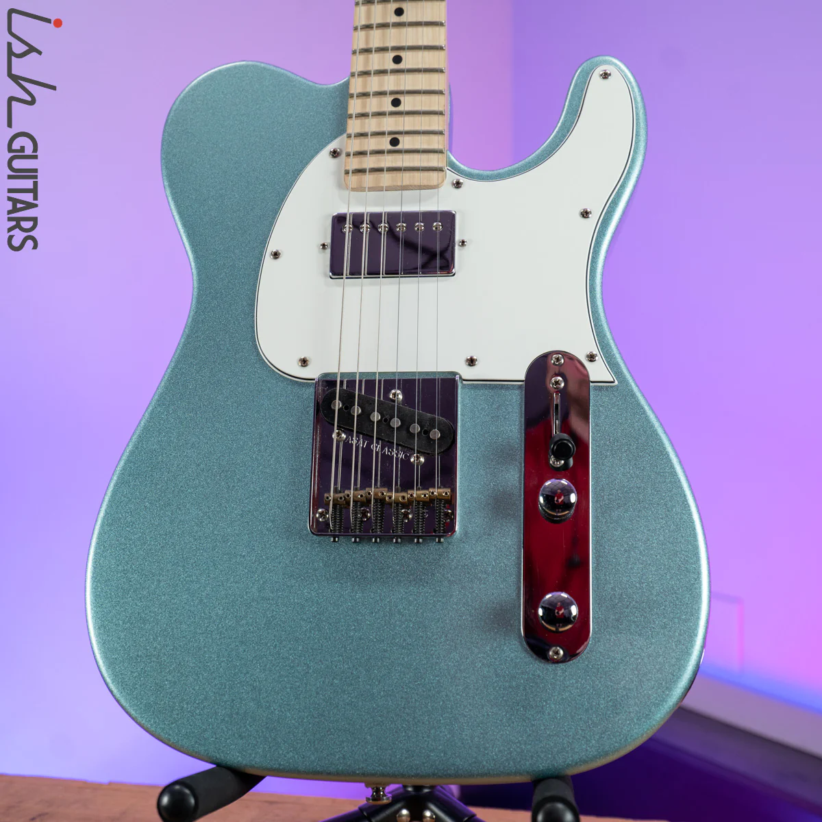 2018 G&L ASAT Classic BluesBoy Tribute Series Turquoise Mist